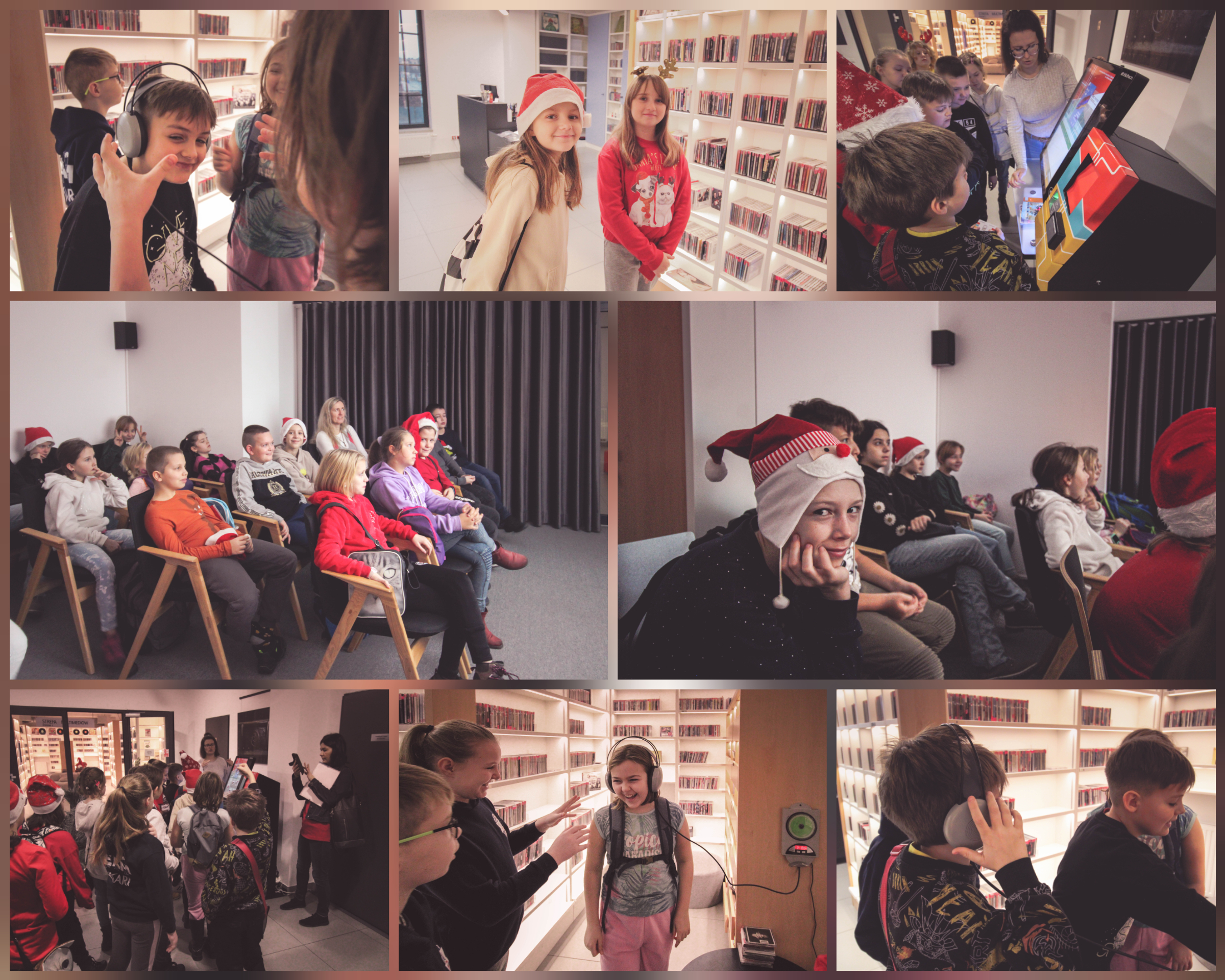Fotorelacja z mikołajek klas czwartych w Miejskiej Bibliotece w Żorach.