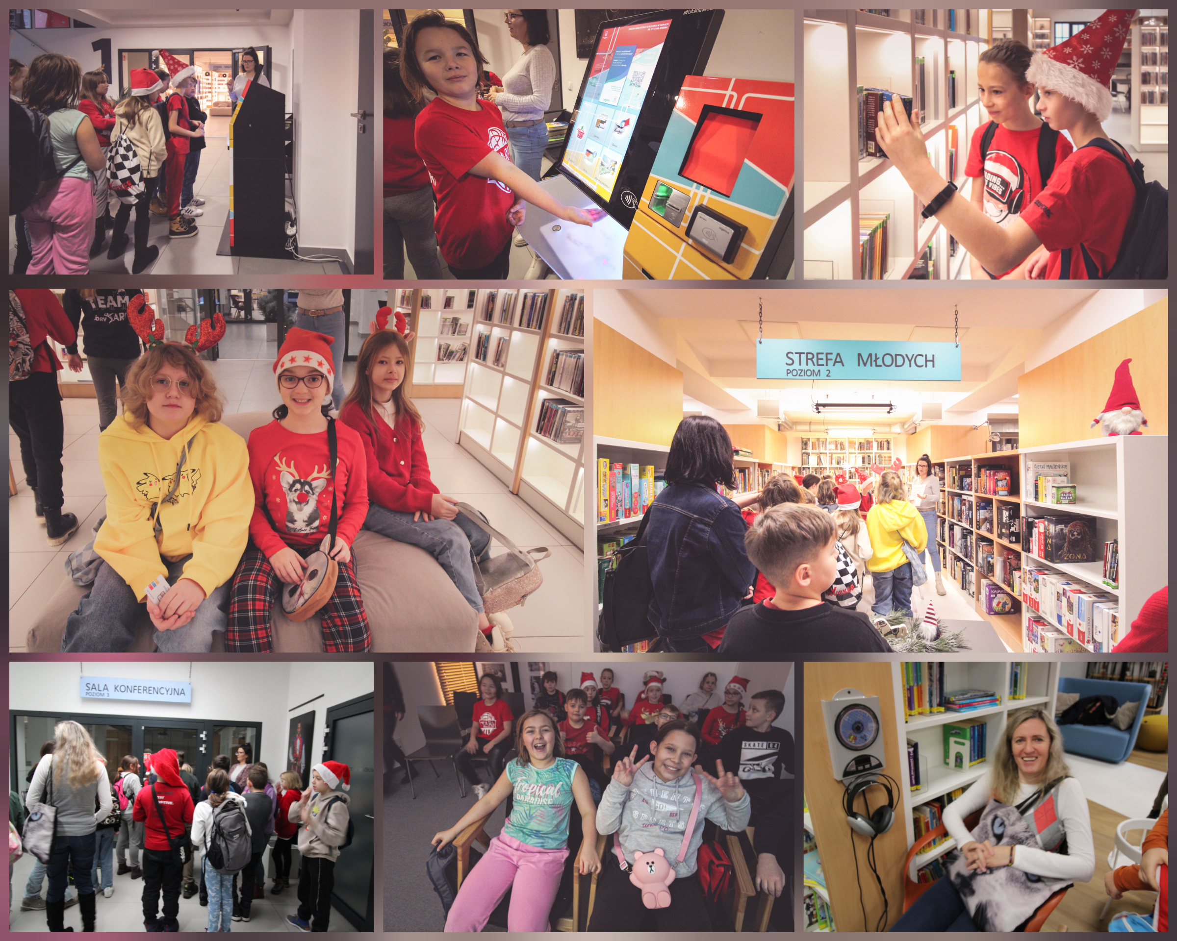 Fotorelacja z mikołajek klas czwartych w Miejskiej Bibliotece w Żorach.