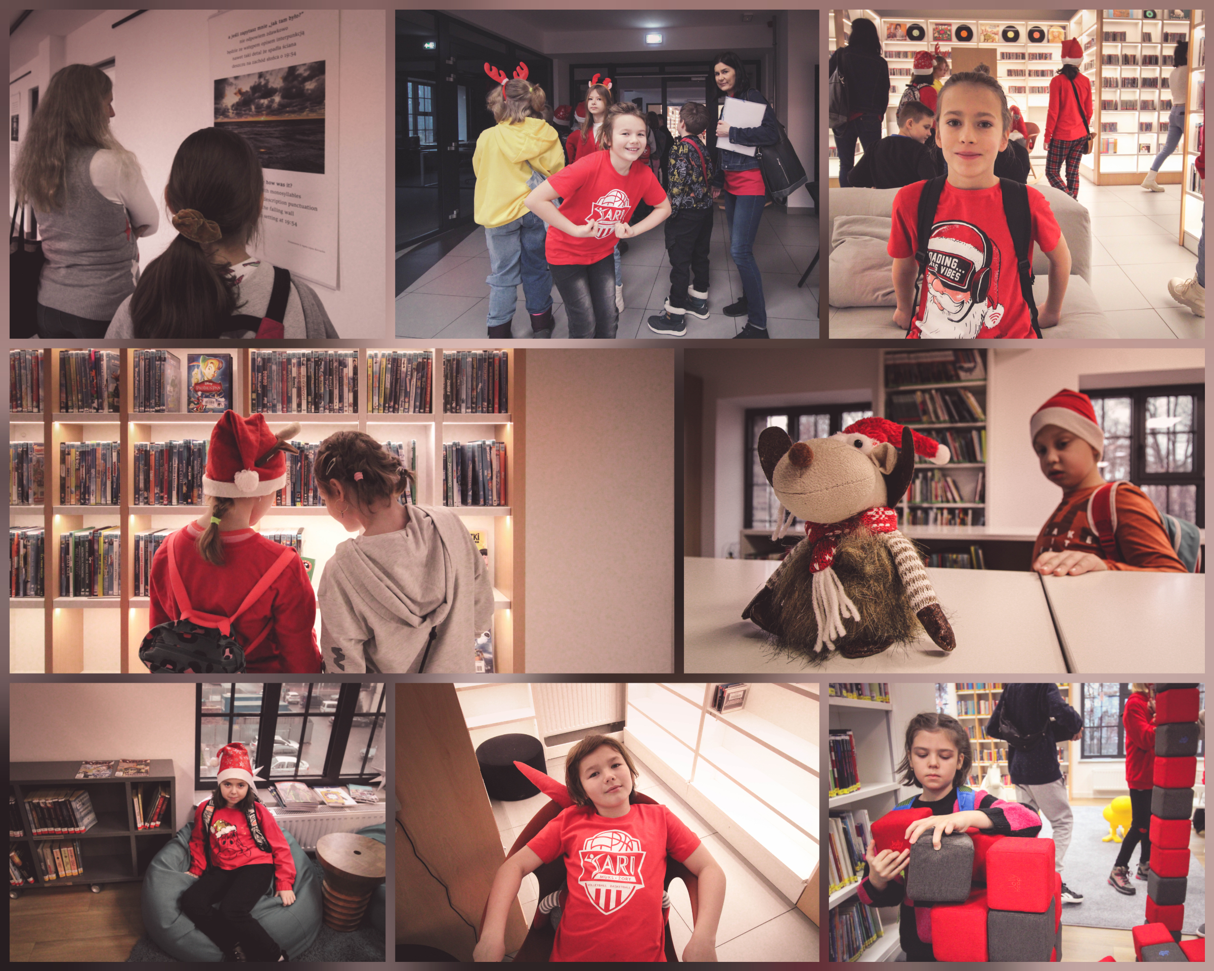 Fotorelacja z mikołajek klas czwartych w Miejskiej Bibliotece w Żorach.
