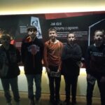 Zdjęcie przedstawia uczniów klas szóstych podczas wycieczki do Muzeum Ognia w Żorach.