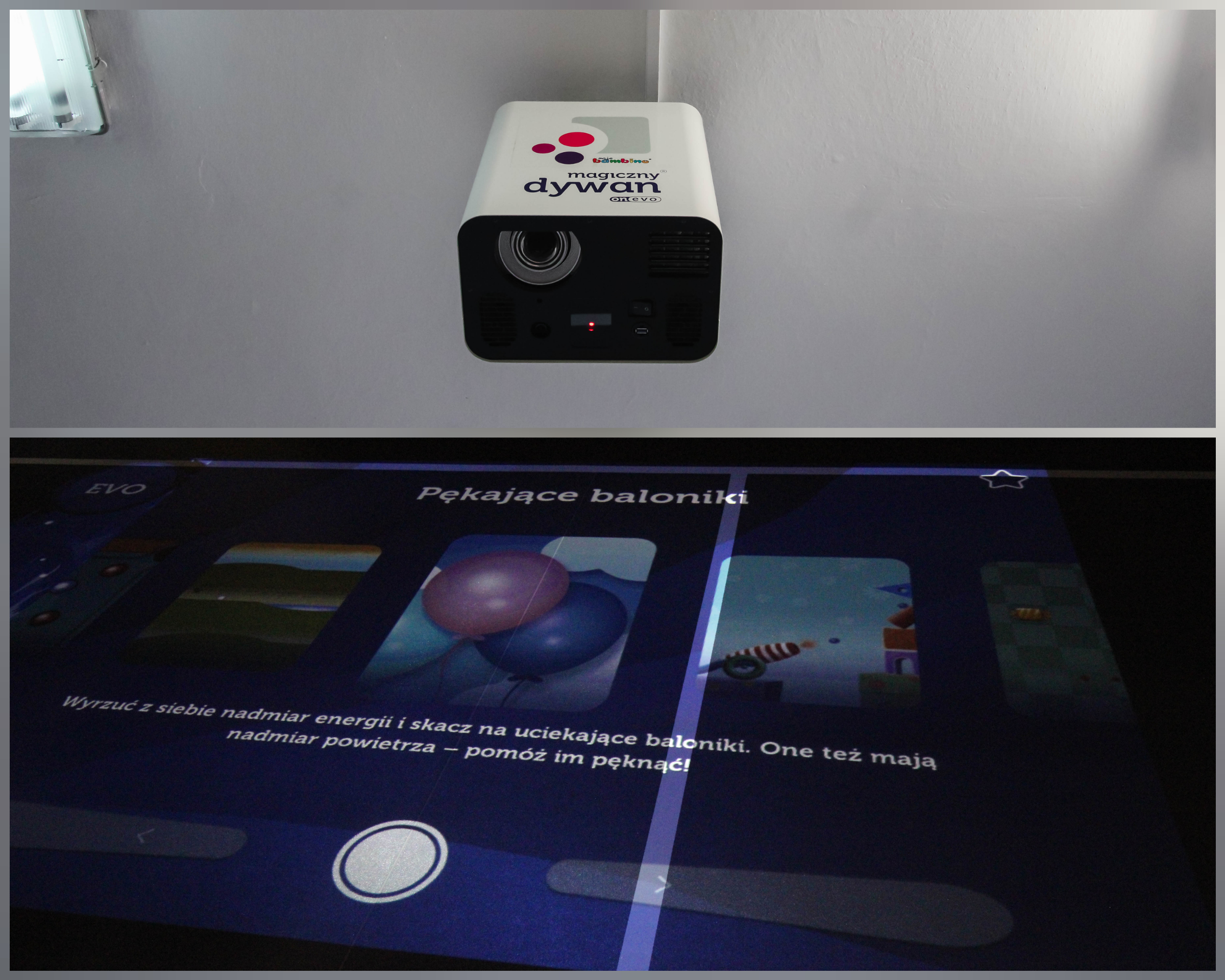 Zdjęcie przedstawia Magiczny Dywan firmy Małe Bambino. 