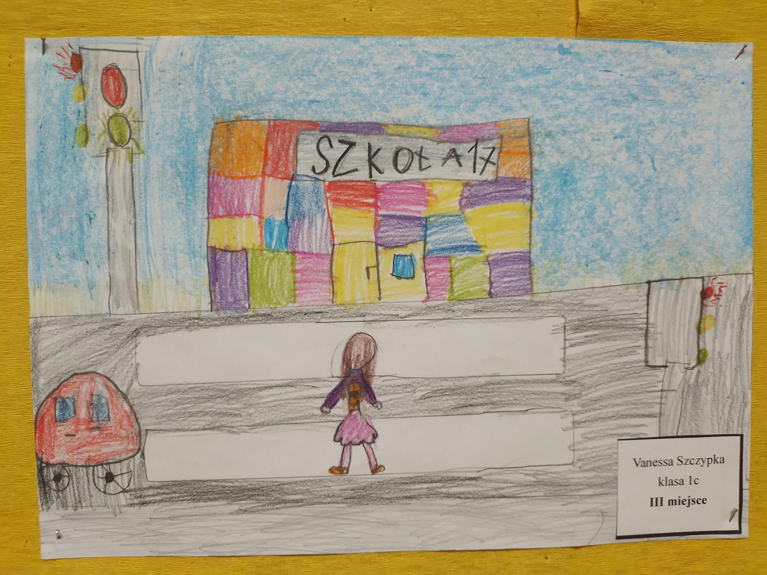 "Bezpieczna droga do szkoły"- praca konkursowa