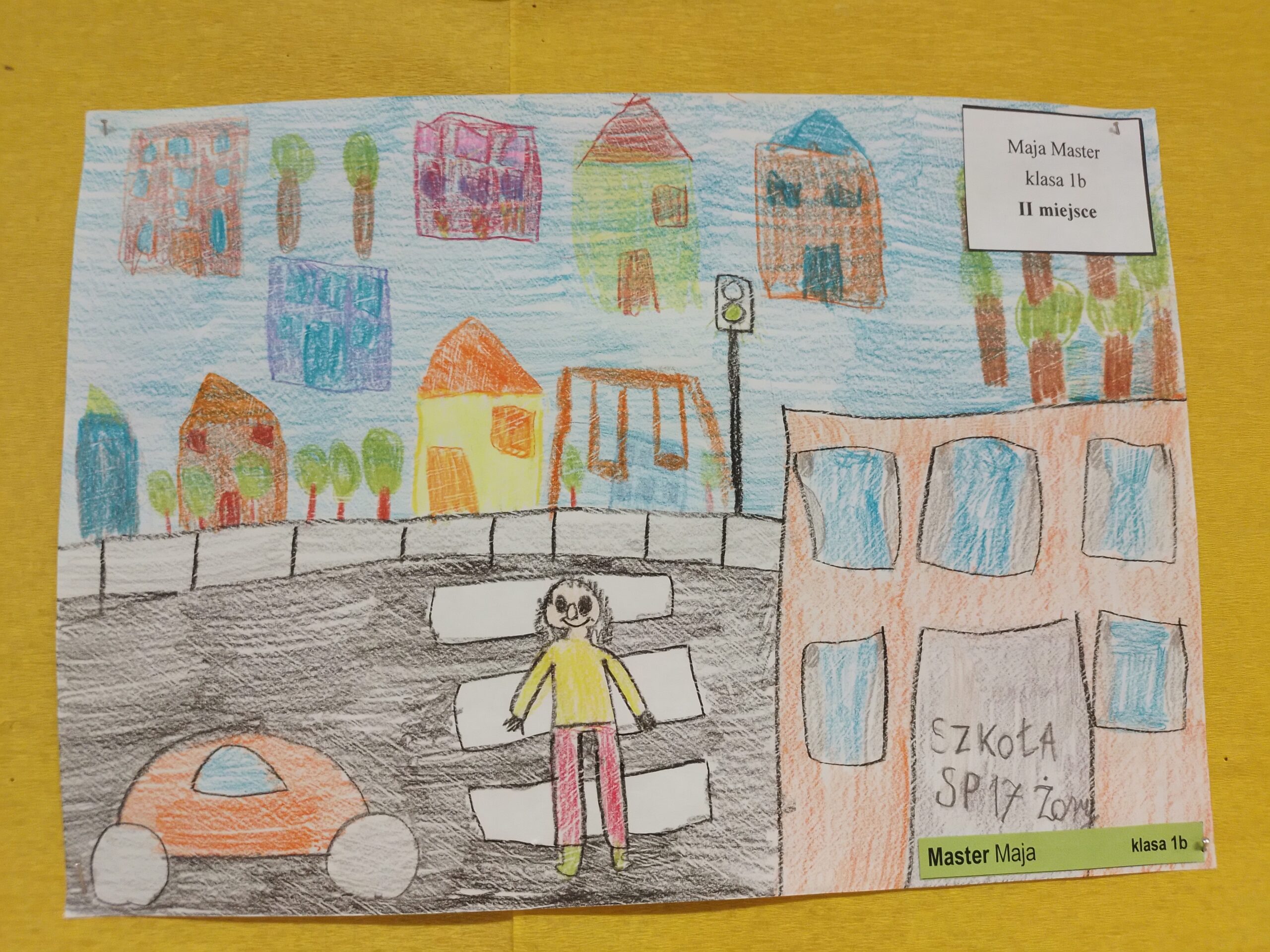 "Bezpieczna droga do szkoły"- praca konkursowa