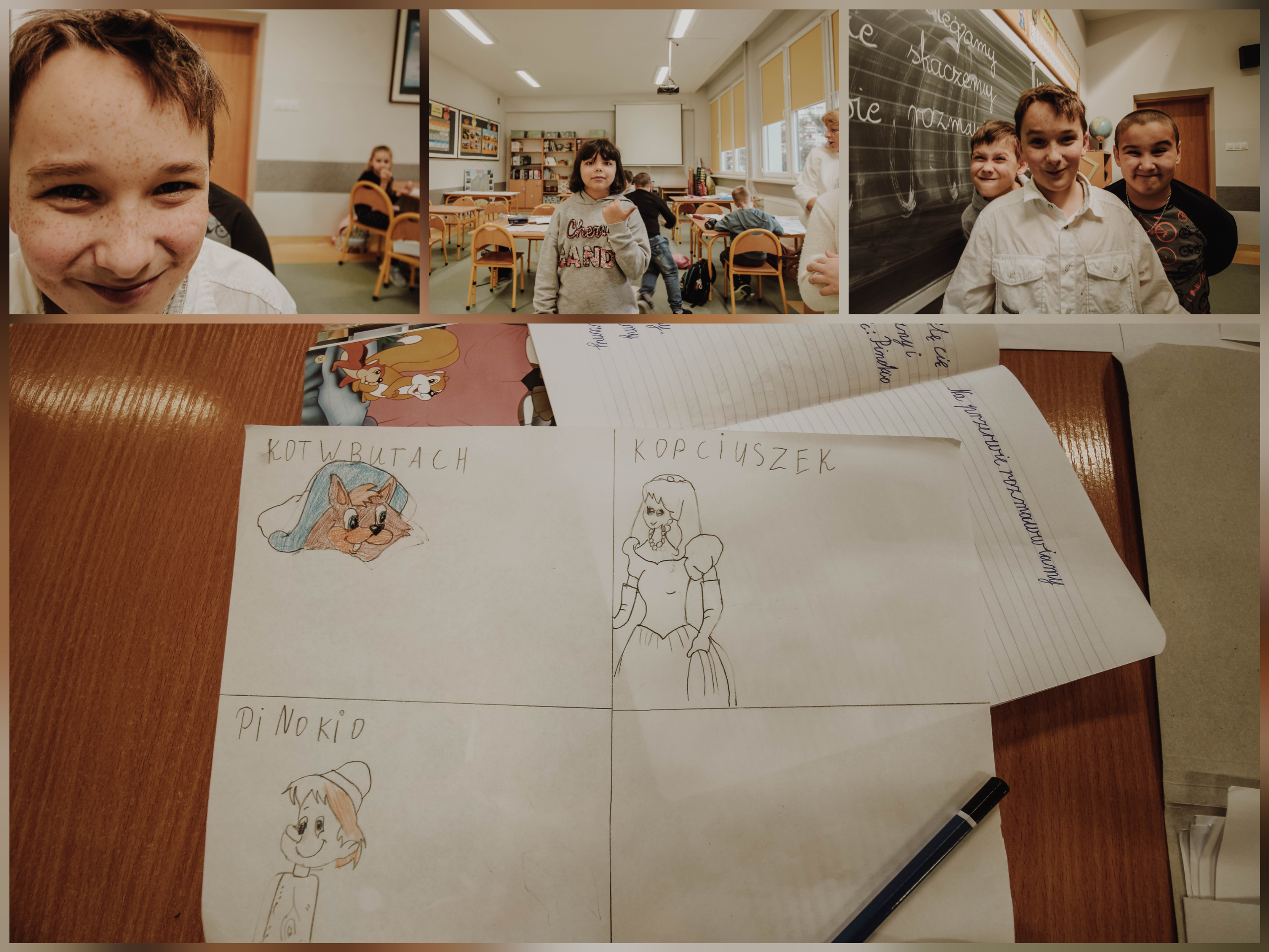 Uczniowie i uczennice z Ukrainy w czasie zajęć języka polskiego/ Учні та учениці з України під час занять з польської мови