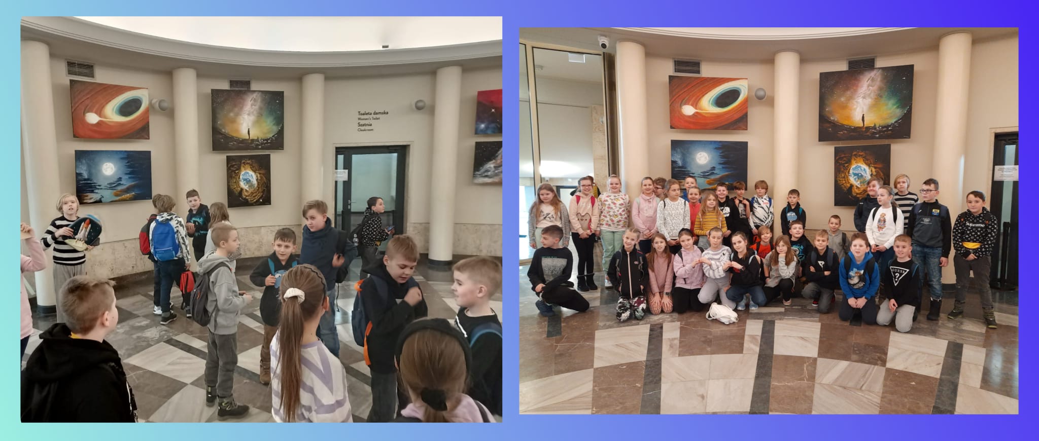 FOTORELACJA Z WYCIECZKI UCZNIÓW KLAS 3A I 3C  DO PLANETARIUM I OBSERWATORIUM ASTRONOMICZNEGO  W CHORZOWIE.