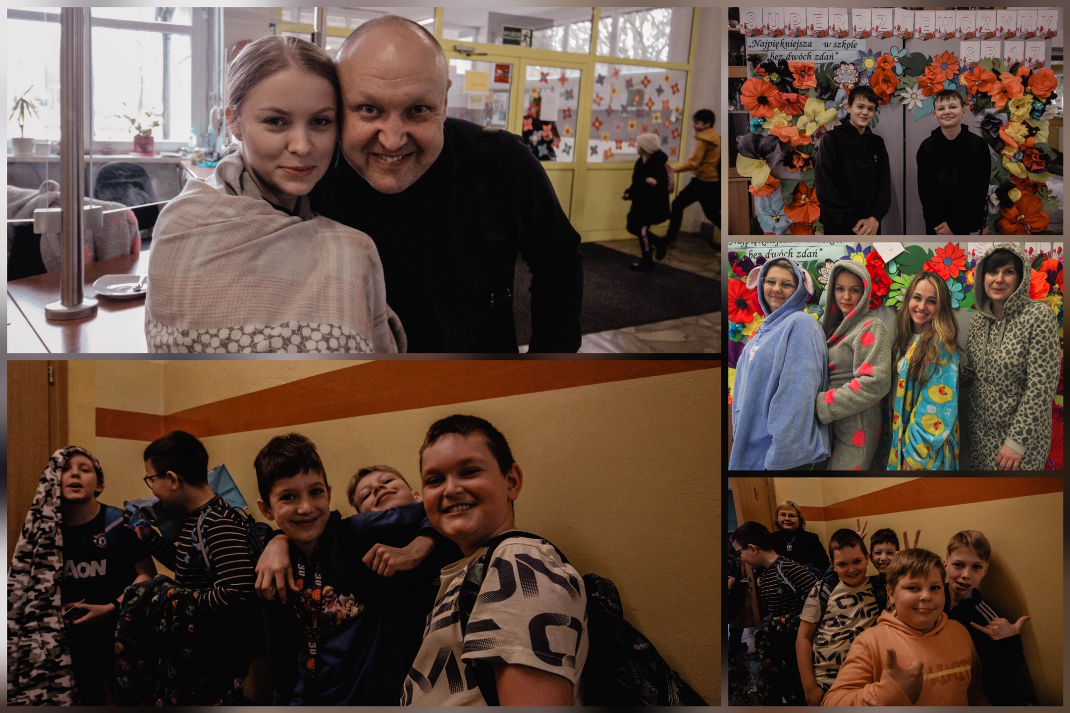 Społeczność naszej szkoły pierwszego dnia wiosny.