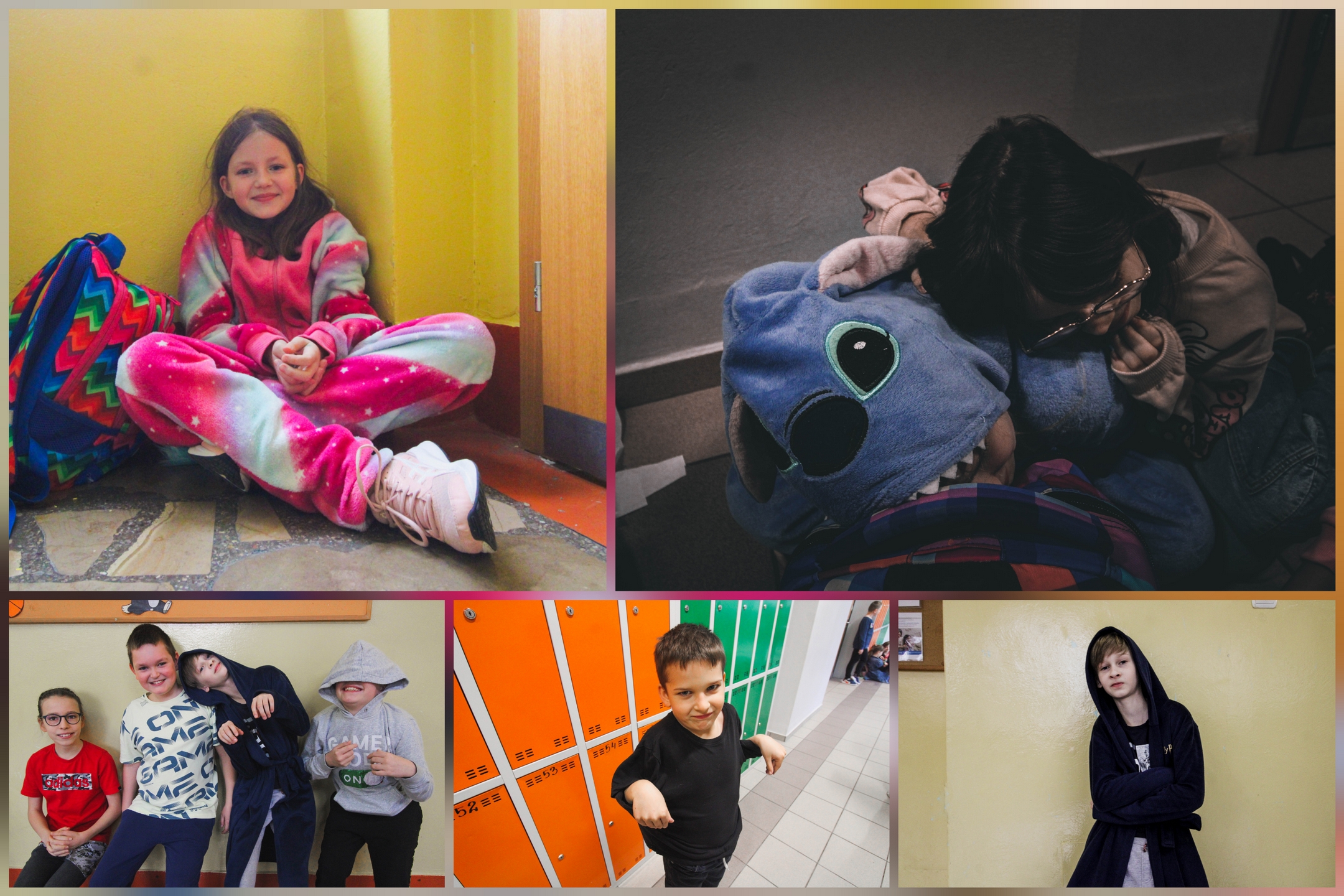 Społeczność naszej szkoły pierwszego dnia wiosny.