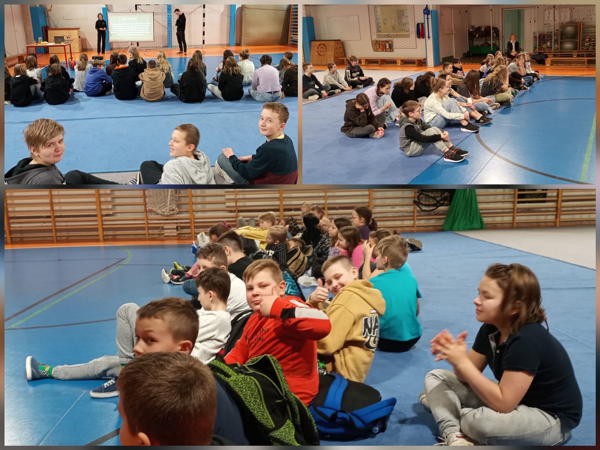 Uczniowie i uczennice w czasie warsztatów.