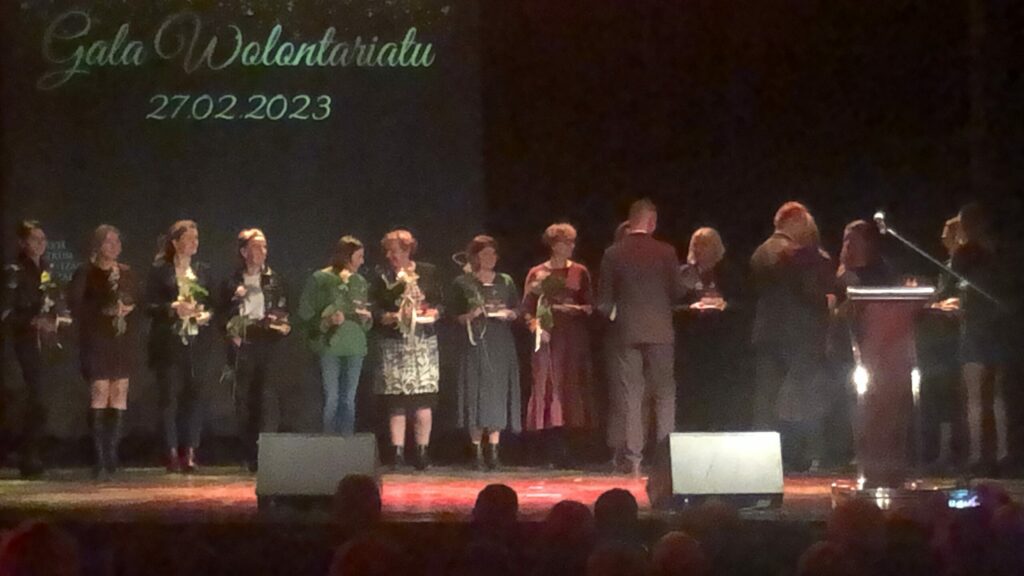 Gala Wolontariatu 2023 organizowana przez Żorskie Centrum Organizacji Pozarządowych