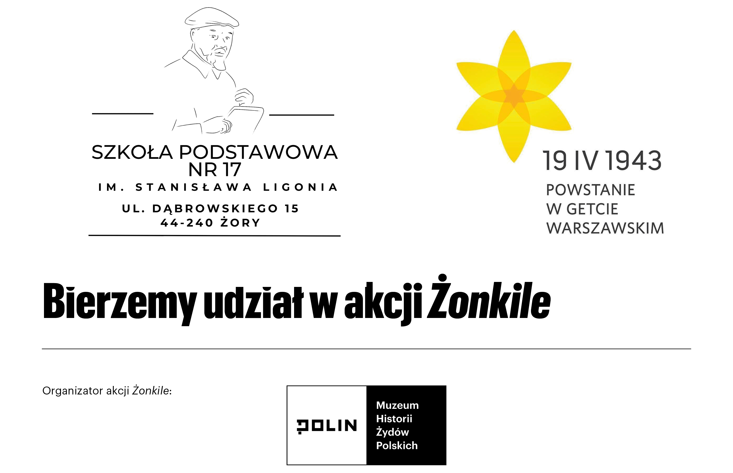 Grafika: plansza akcji Żonkile.
