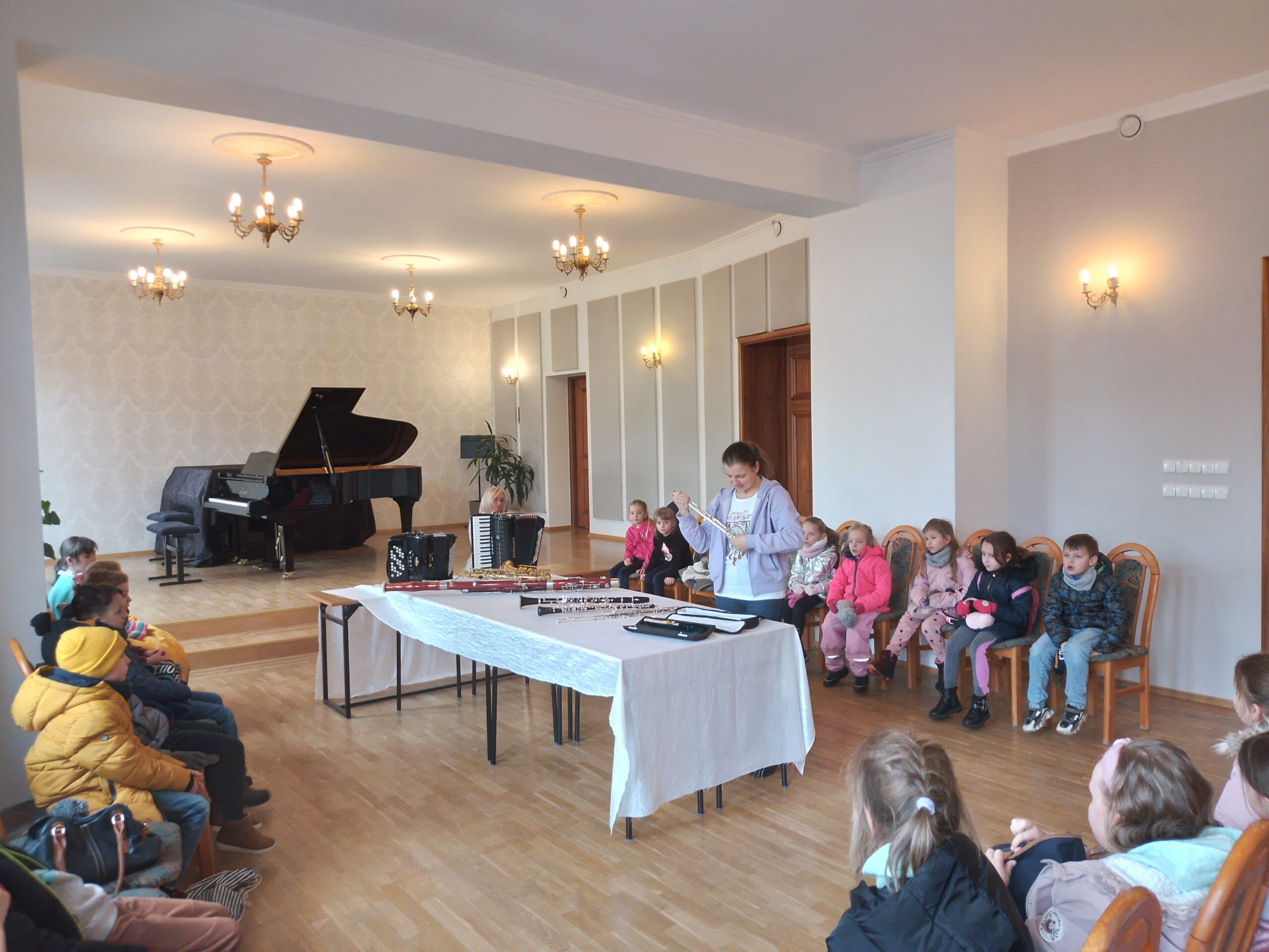 Klasy pierwsze z wizytą w Zespole Państwowych Szkół Muzycznych w Żorach