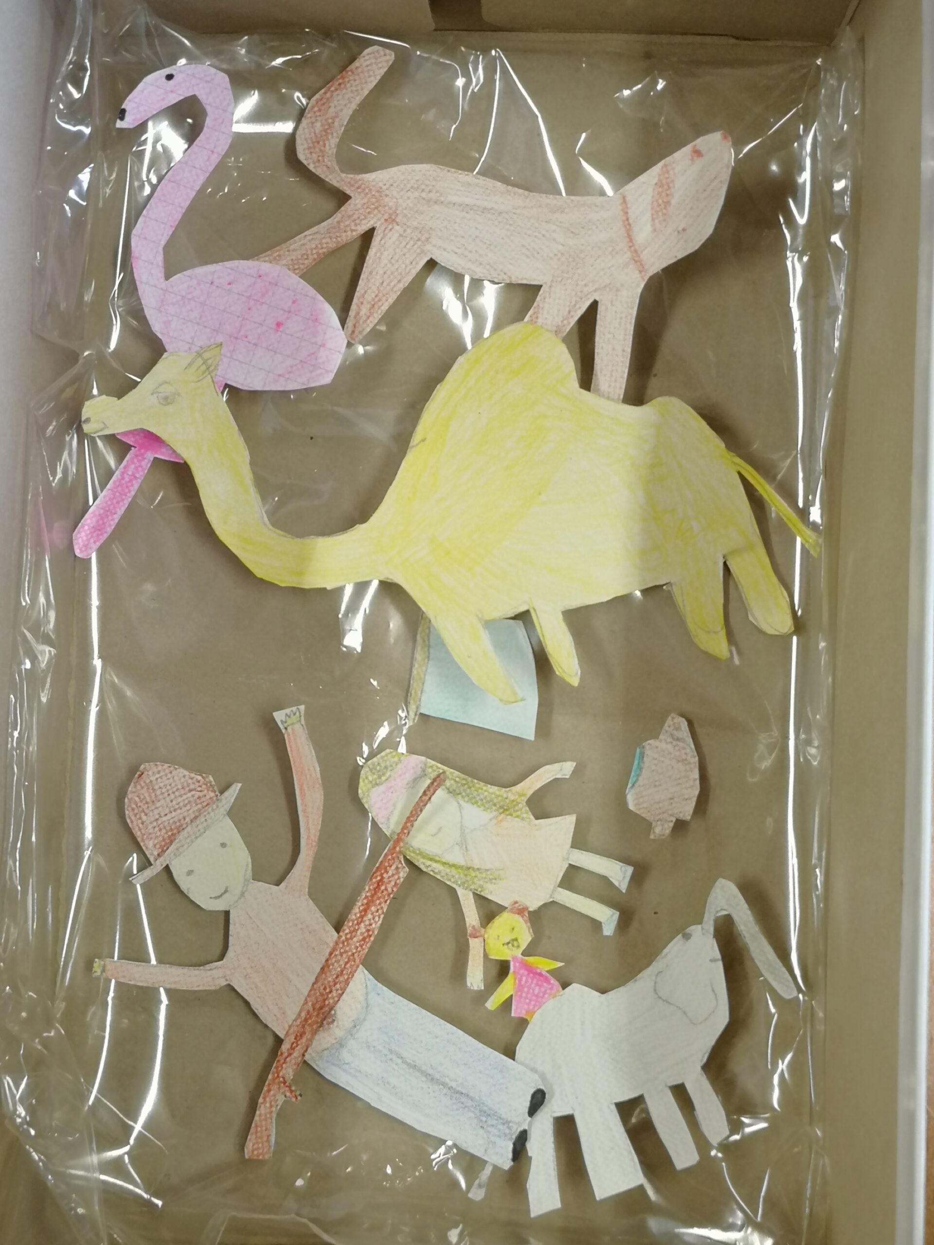 Lektura w pudełku- prace uczniów klasy 5b