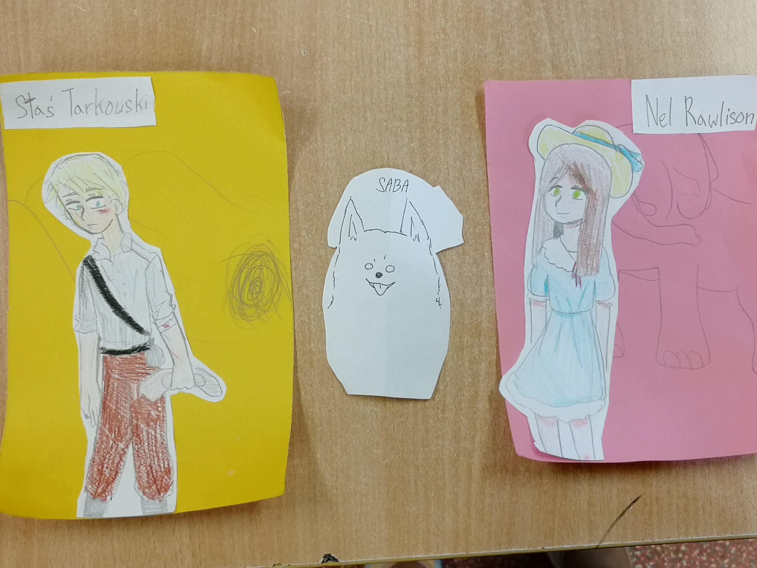 Lektura w pudełku- prace uczniów klasy 5b