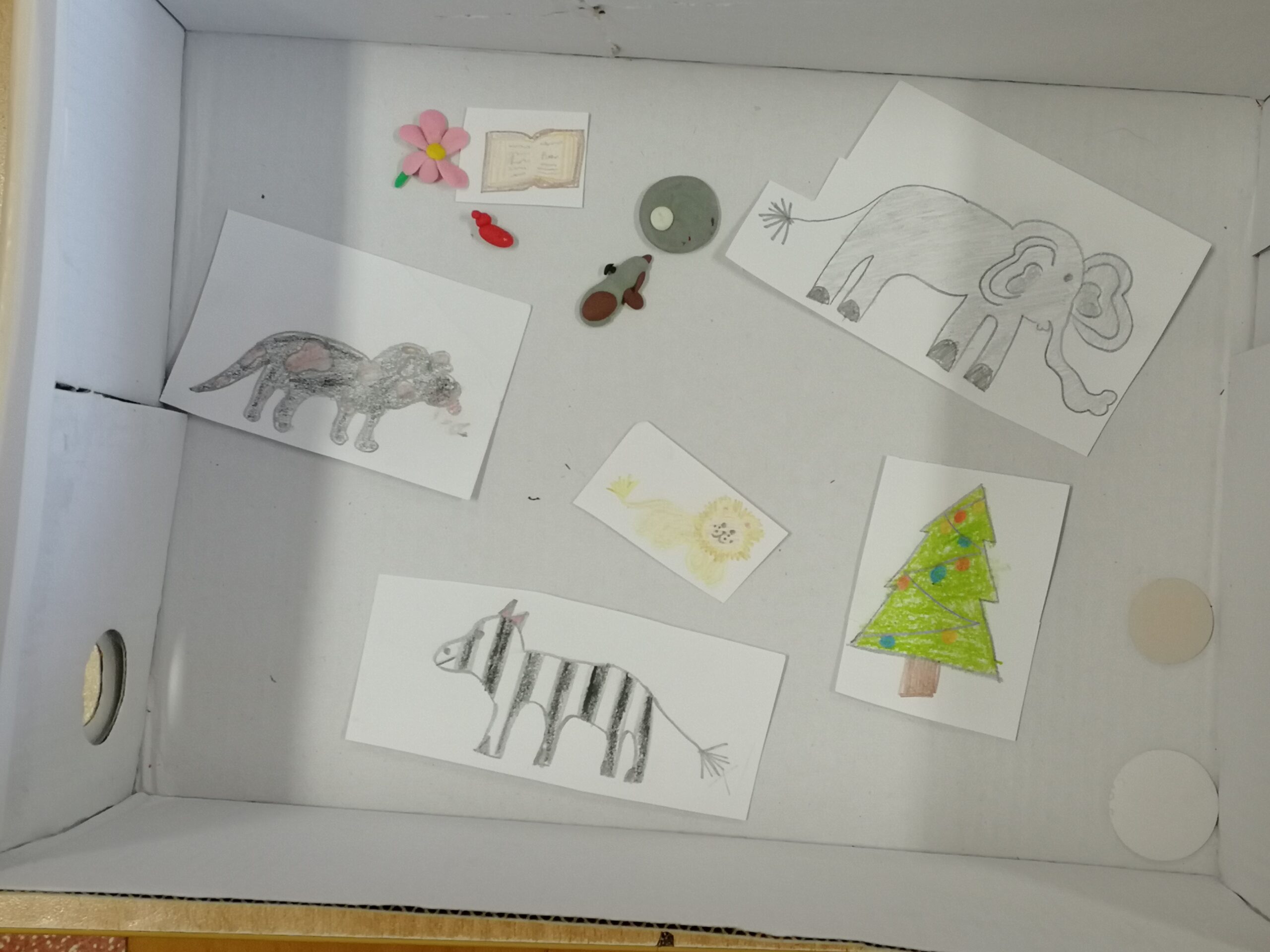 Lektura w pudełku- prace uczniów klasy 5b