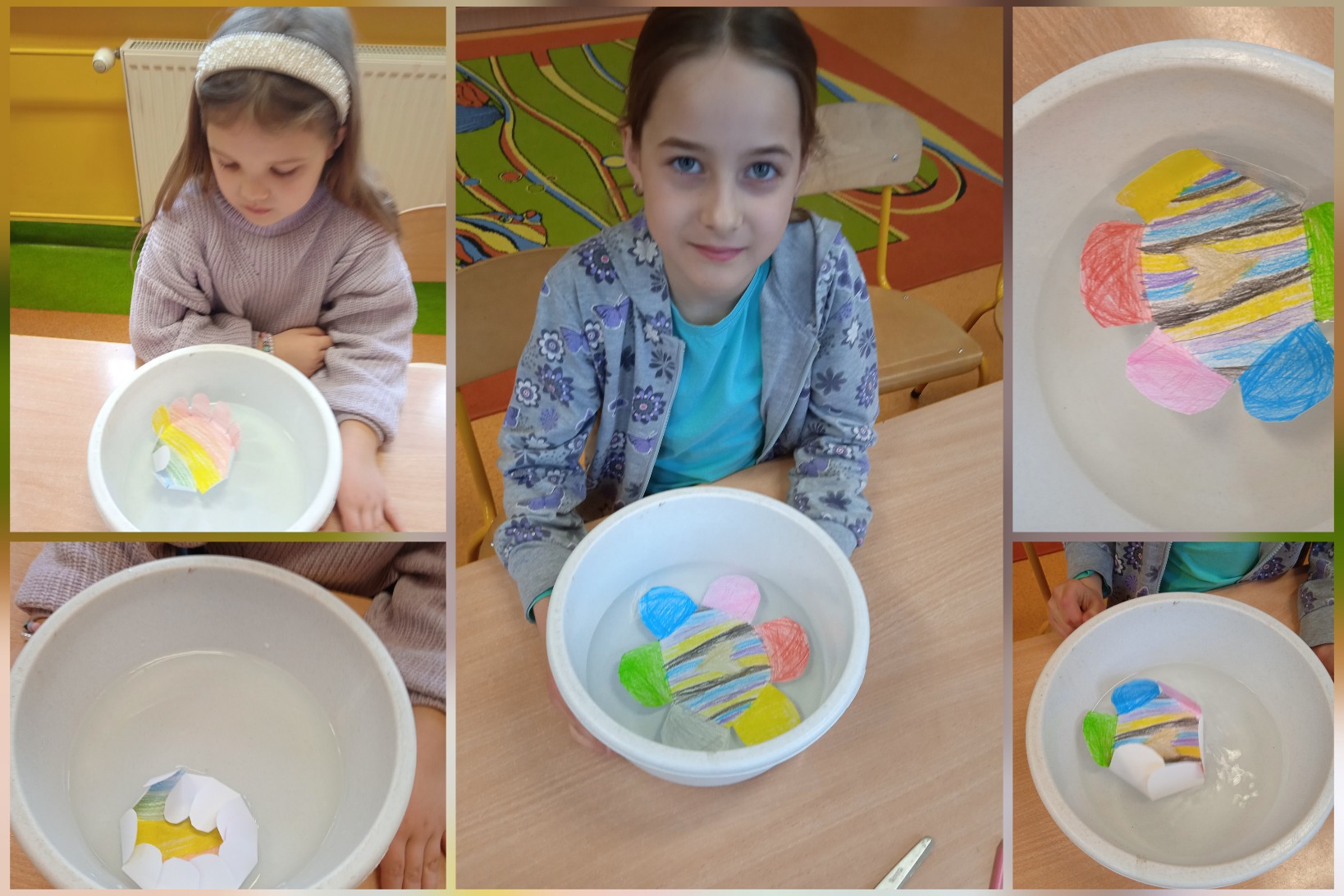 Uczennice i uczniowie w czasie zajęć świetlicowych.