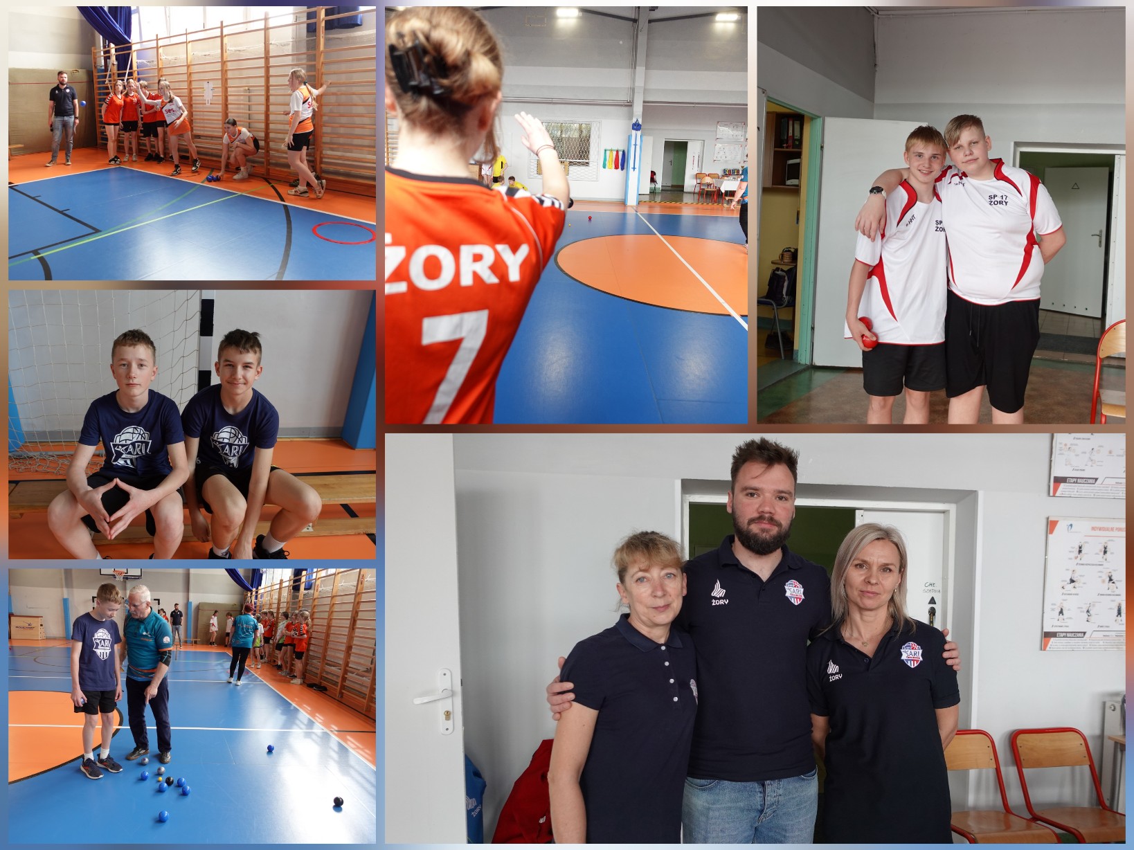 Rozgrywki szkolnego turnieju pentaque.