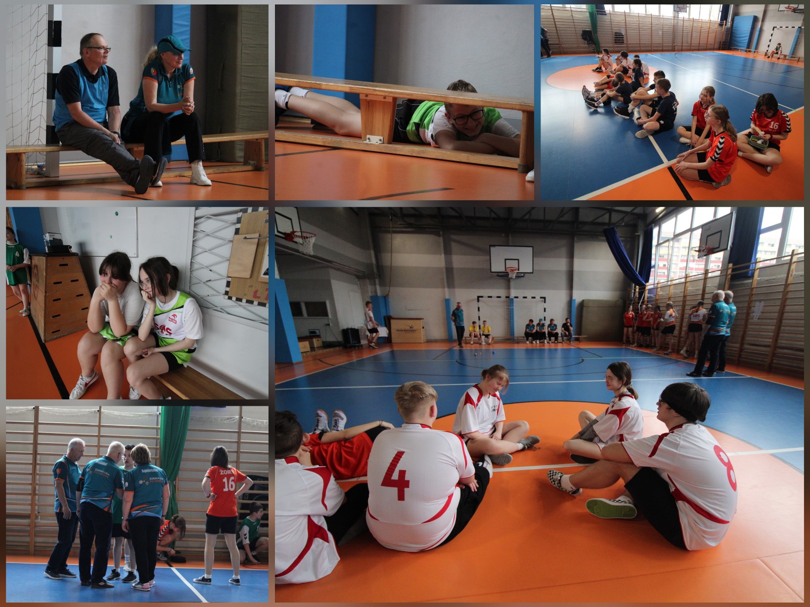 Rozgrywki szkolnego turnieju pentaque.