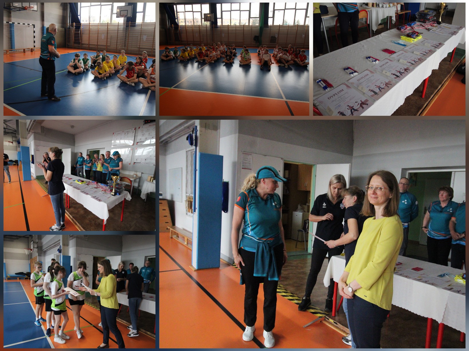 Rozgrywki szkolnego turnieju pentaque.