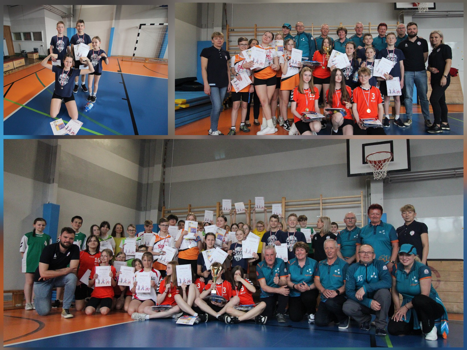 Rozgrywki szkolnego turnieju pentaque.