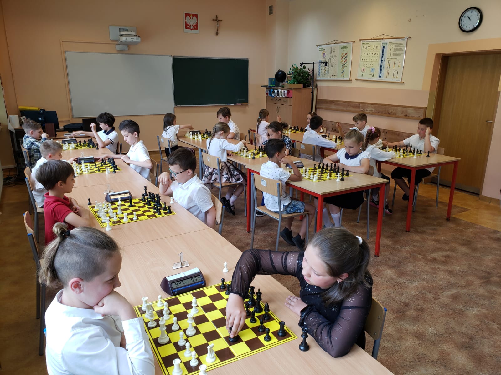 Fotorelacja ze Szkolnego Turnieju Szachowego.