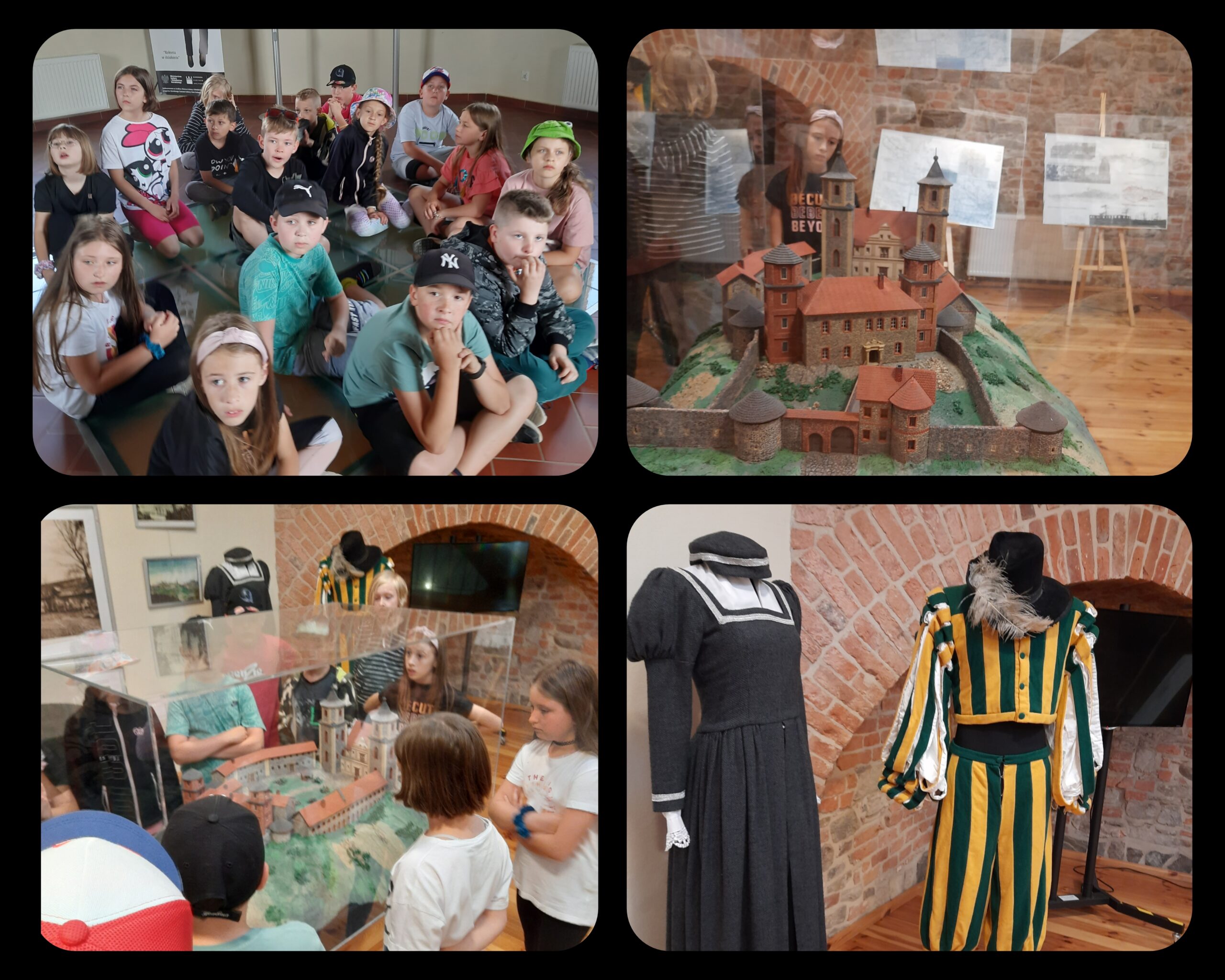 FOTORELACJA Z WYCIECZKI UCZNIÓW KLAS 3A i 3C  DO  CENTRUM KULTURY ,,ZAMEK W TOSZKU”.