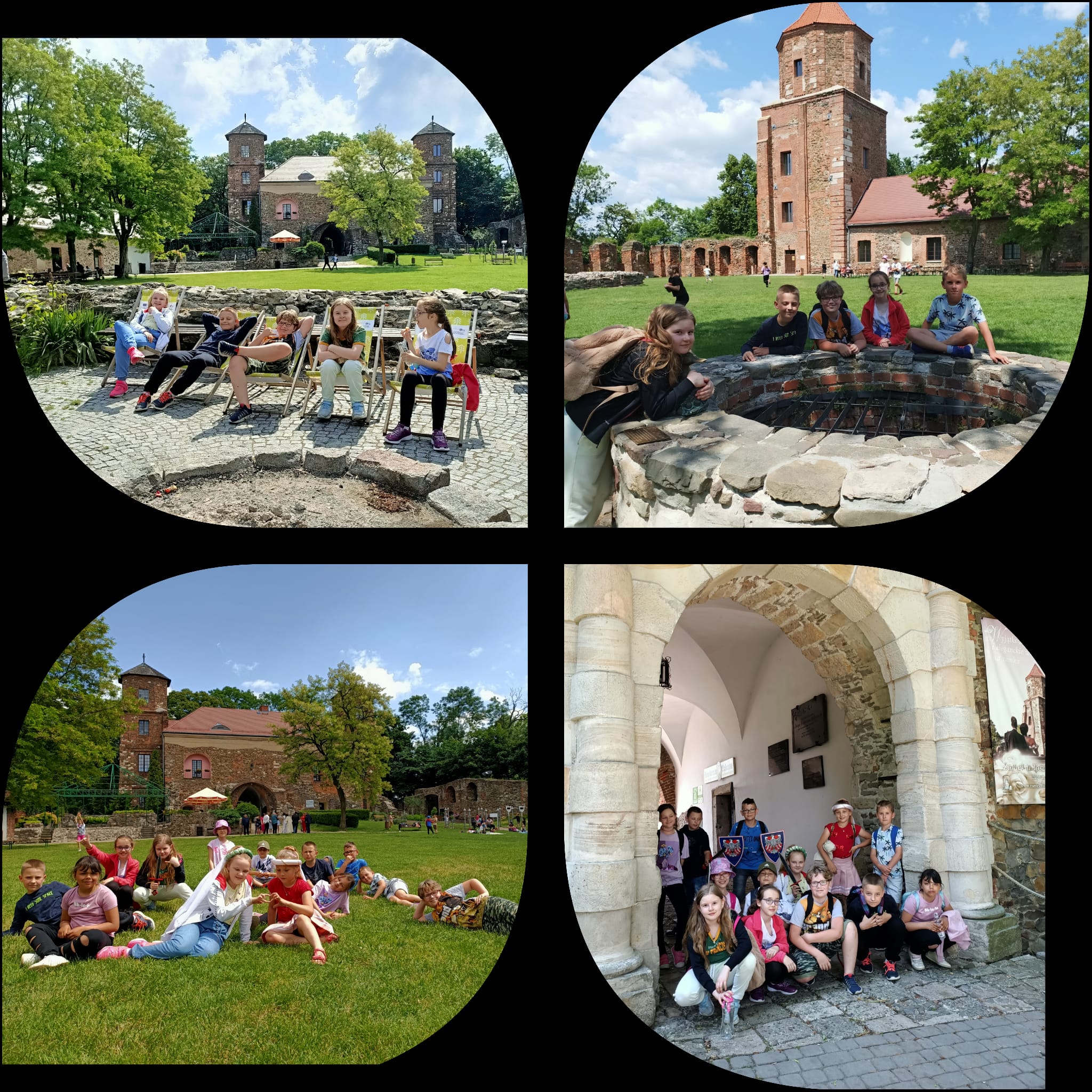 FOTORELACJA Z WYCIECZKI UCZNIÓW KLAS 3A i 3C  DO  CENTRUM KULTURY ,,ZAMEK W TOSZKU”.