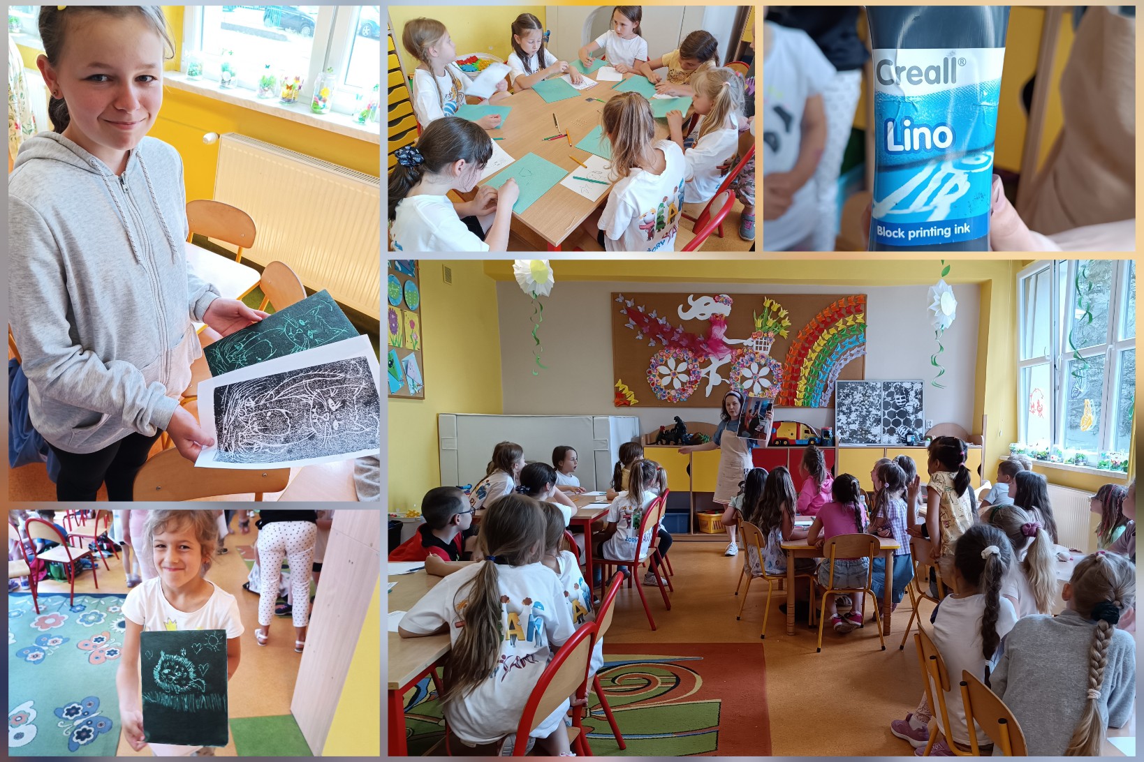 Wychowankowie świetlicy podczas warsztatów