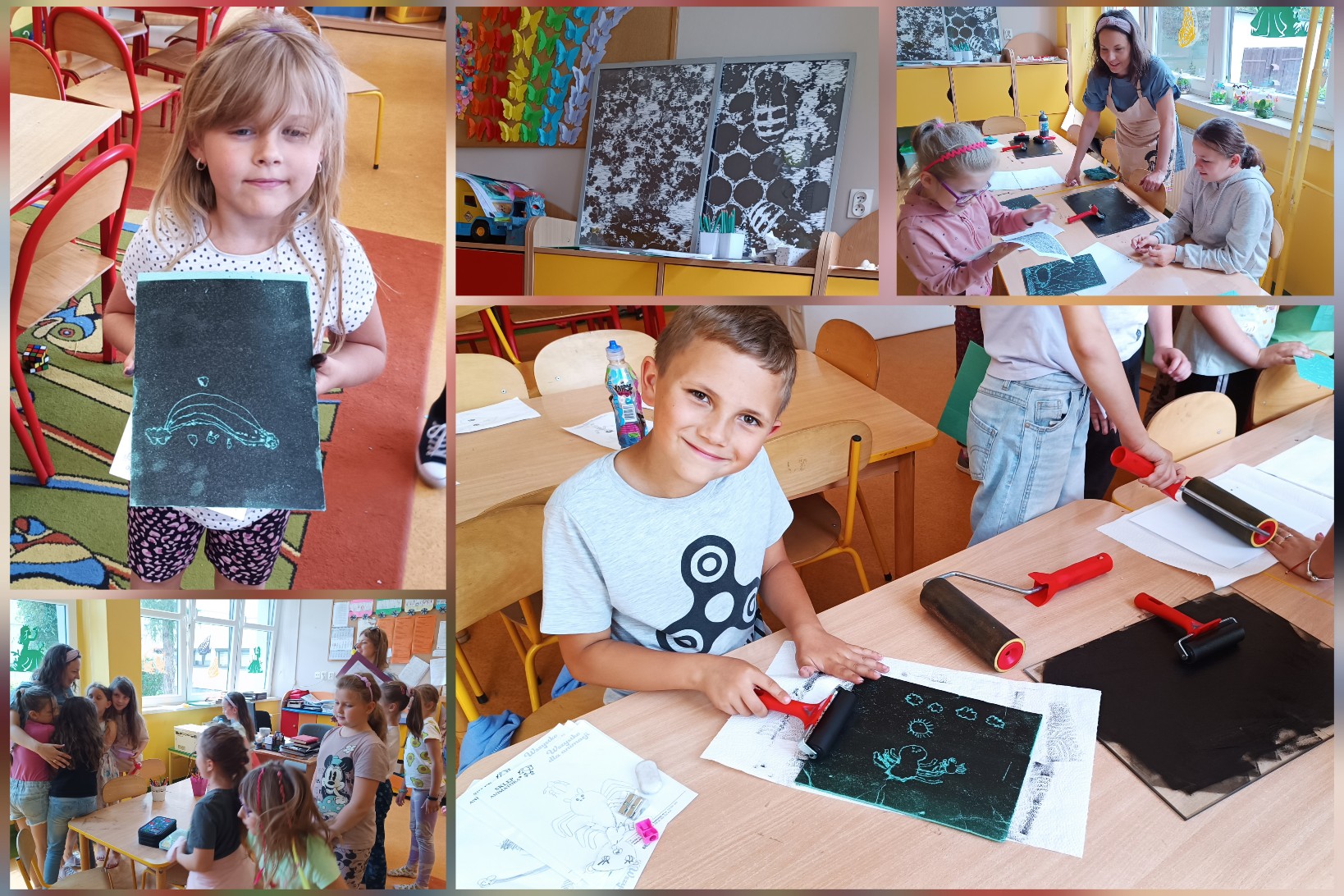 Wychowankowie świetlicy podczas warsztatów