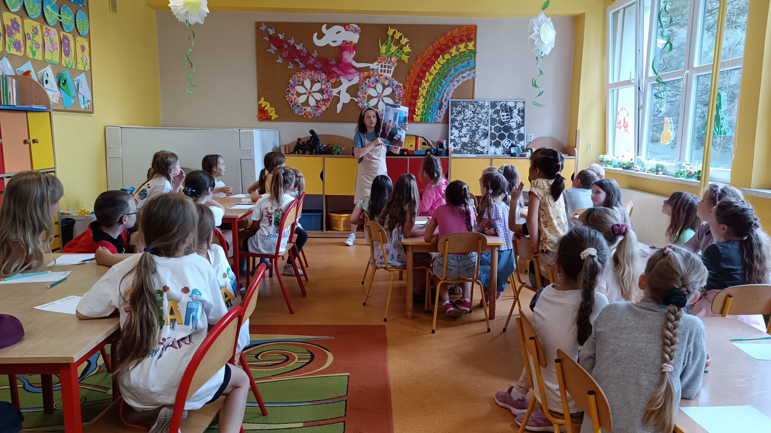 Wychowankowie świetlicy podczas warsztatów