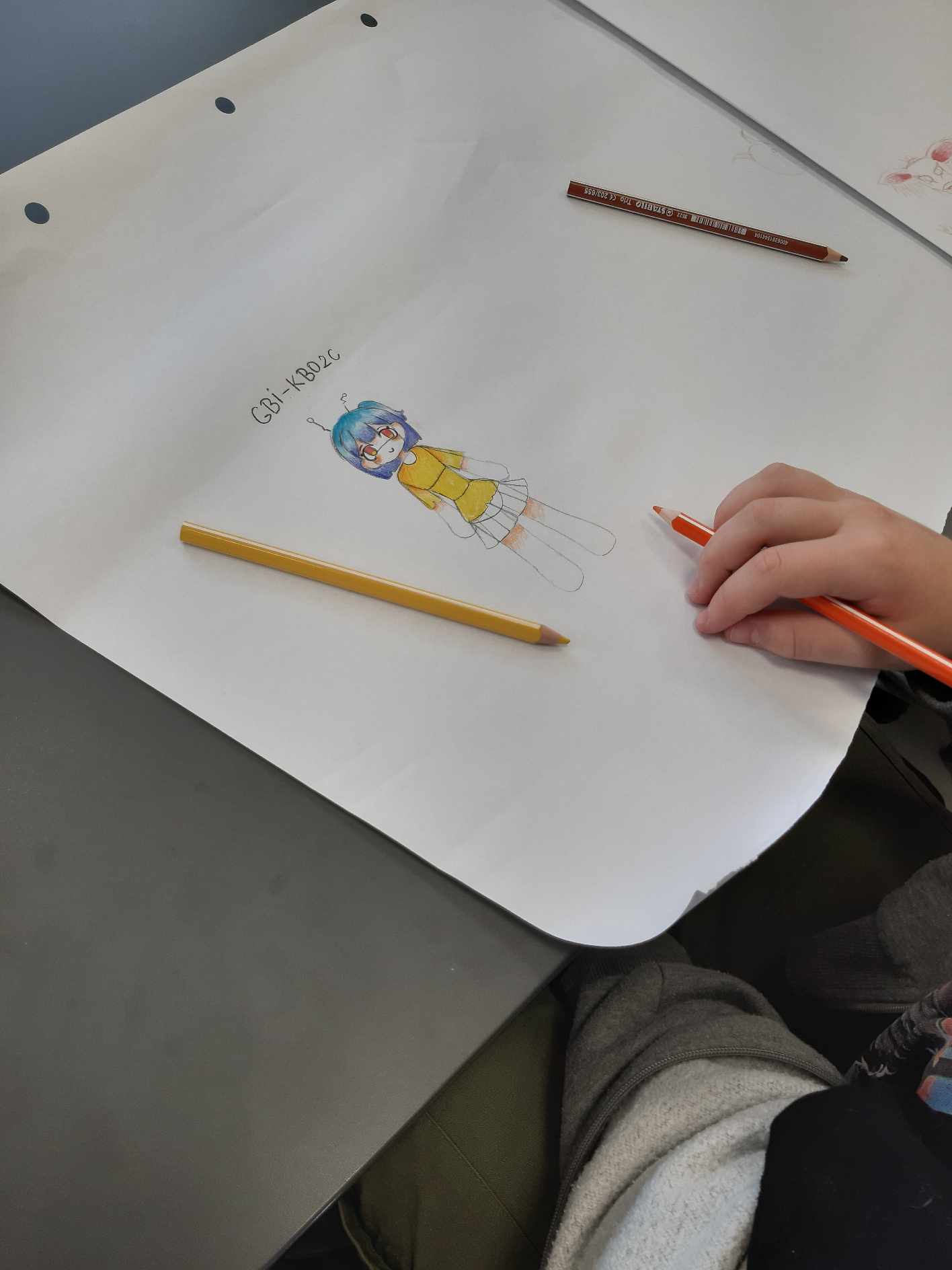 Klasa 5b na warsztatach storytelling w Miejskiej Bibliotece.