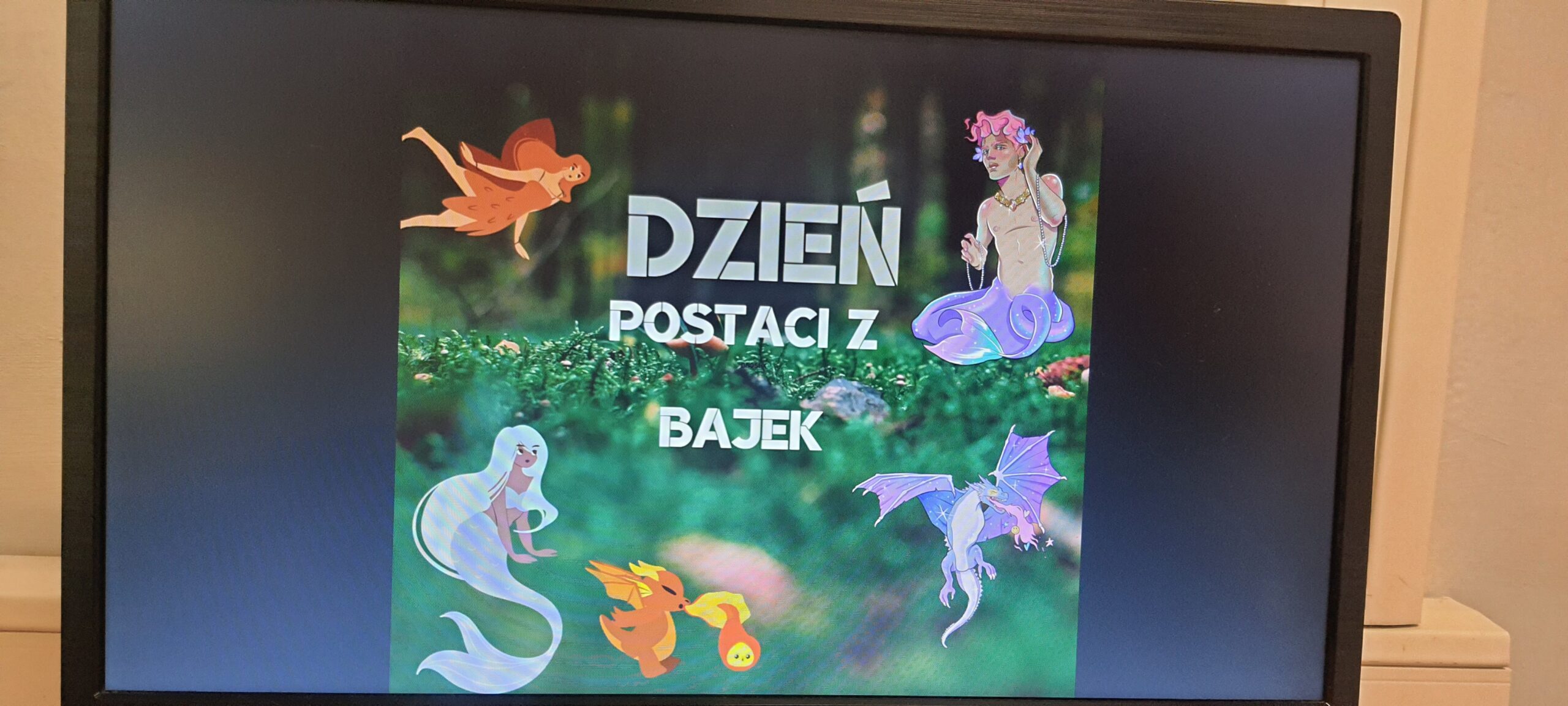 Prace graficzne wykonane przez uczniów klasy 3c w Canvie.