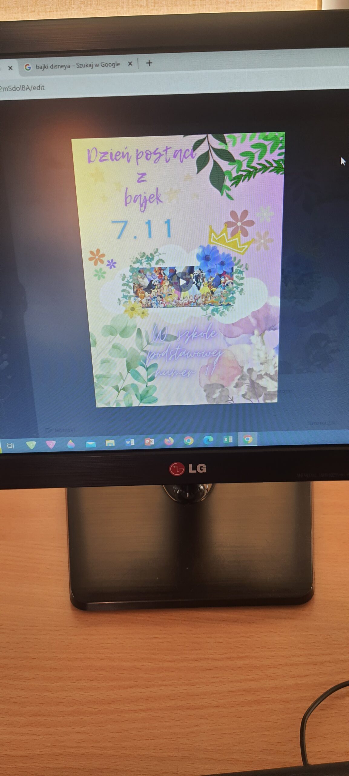 Prace graficzne wykonane przez uczniów klasy 3c w Canvie.