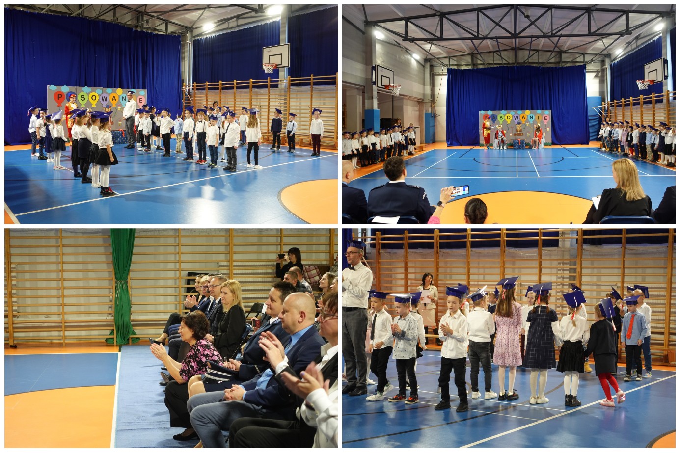 Uroczystość pasowania na ucznia.