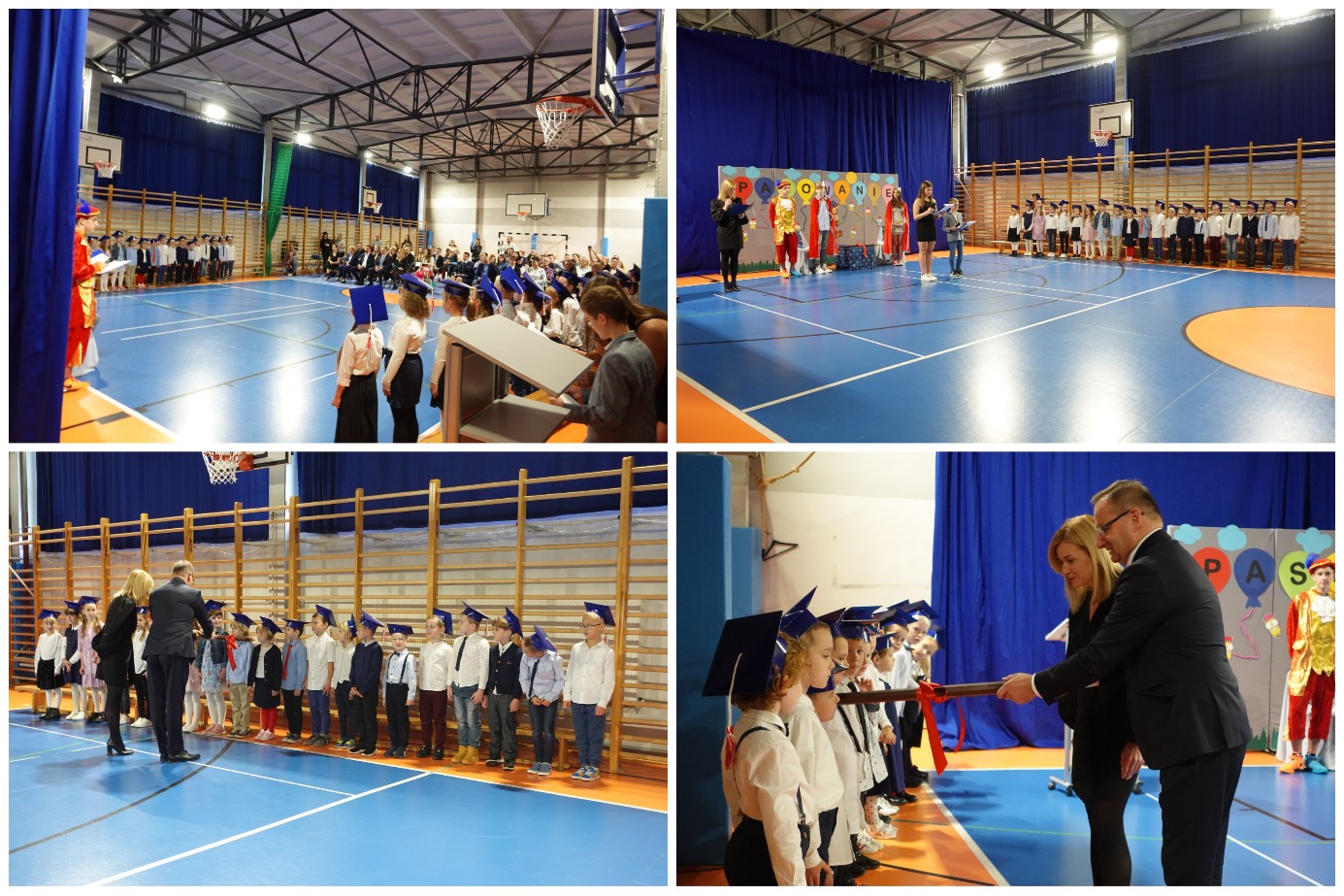 Uroczystość pasowania na ucznia.