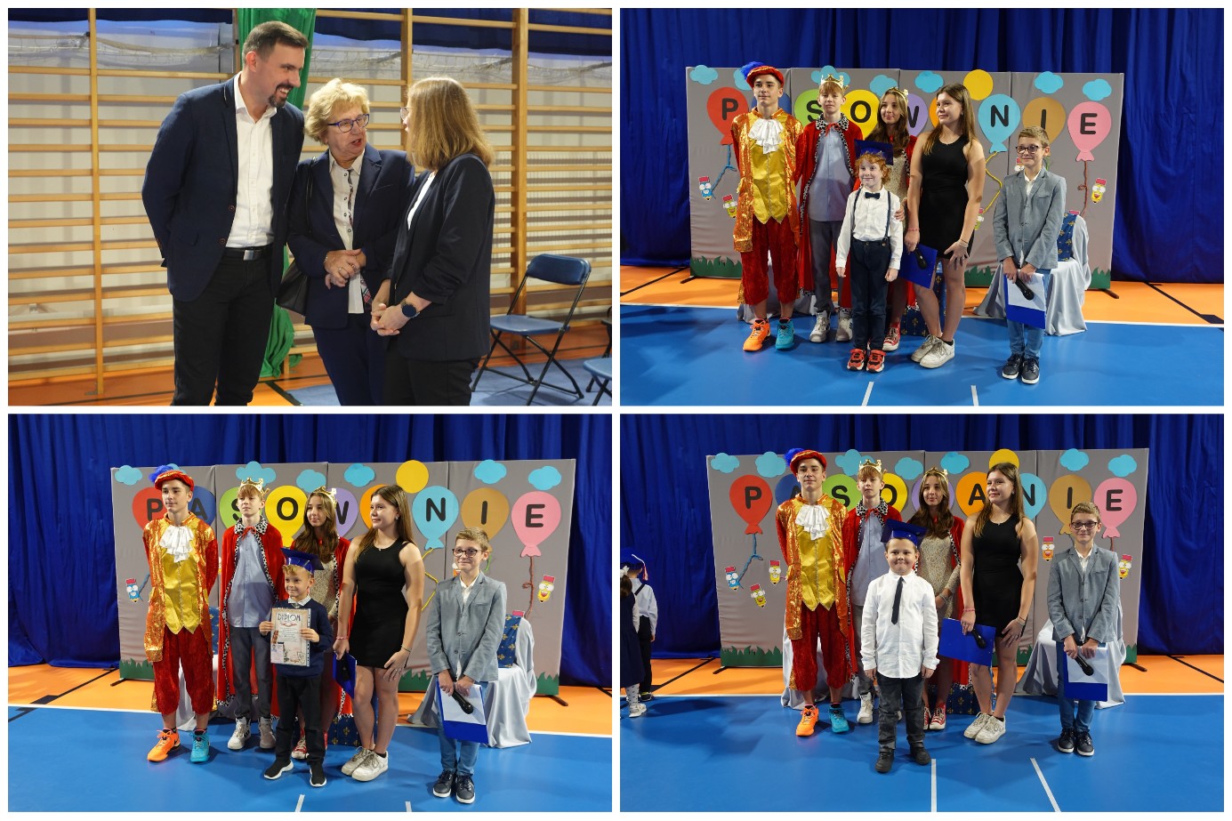 Uroczystość pasowania na ucznia.