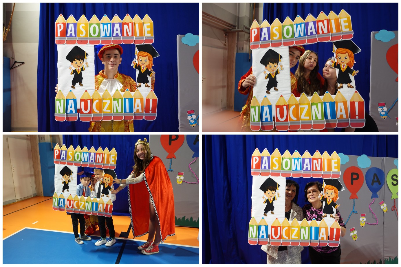 Uroczystość pasowania na ucznia.