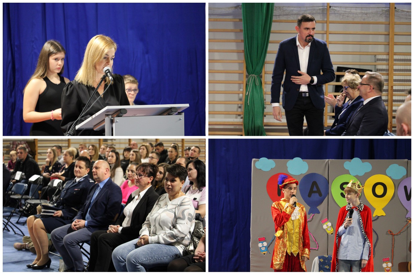 Uroczystość pasowania na ucznia.