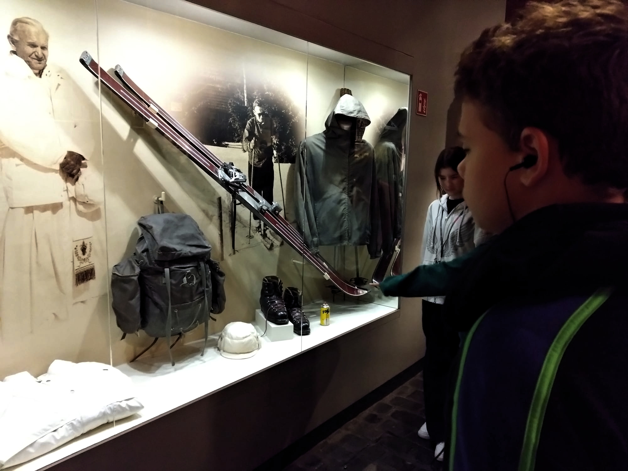 Uczniowie podczas wycieczki do Wadowic.