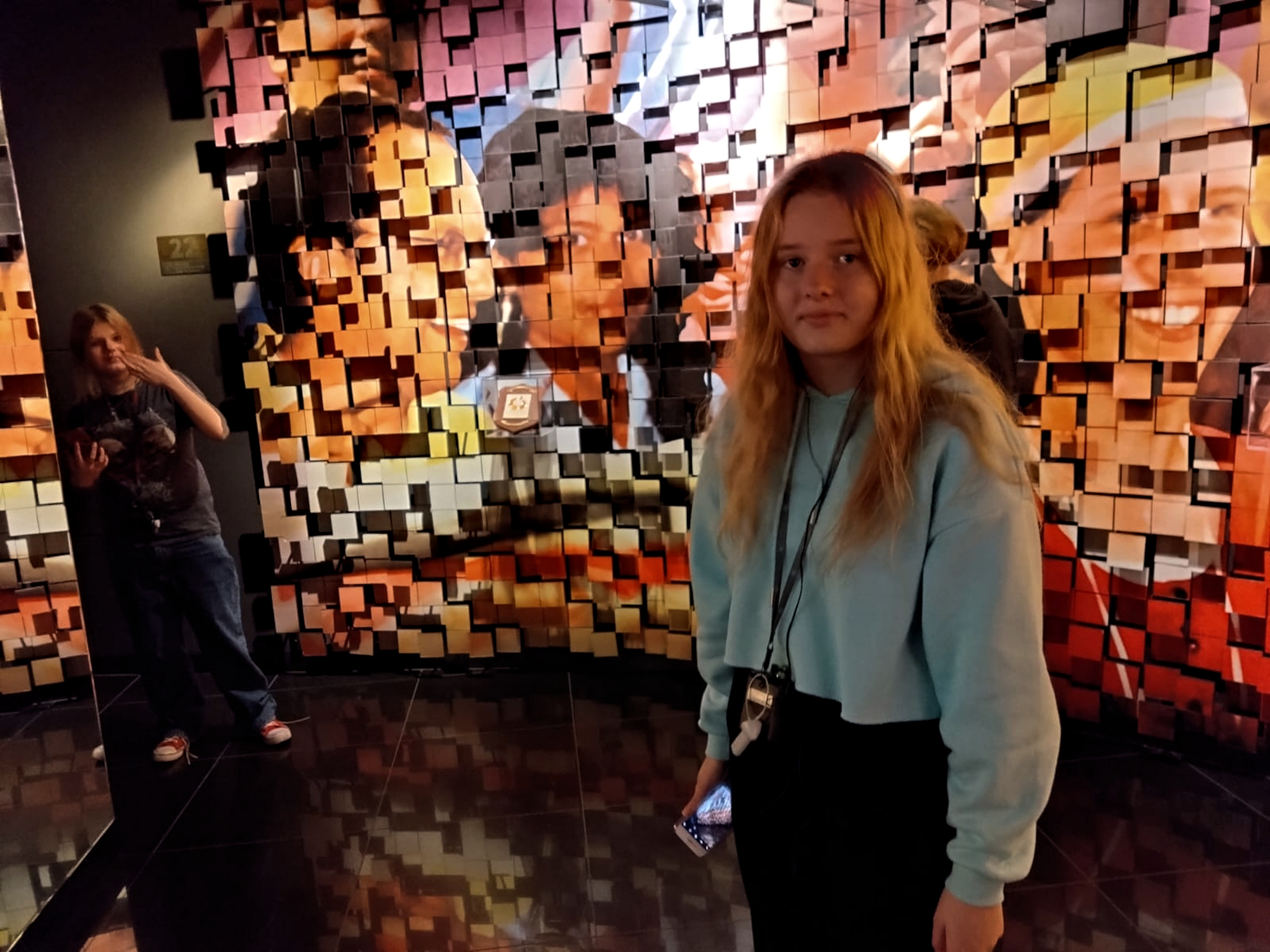 Uczniowie podczas wycieczki do Wadowic.