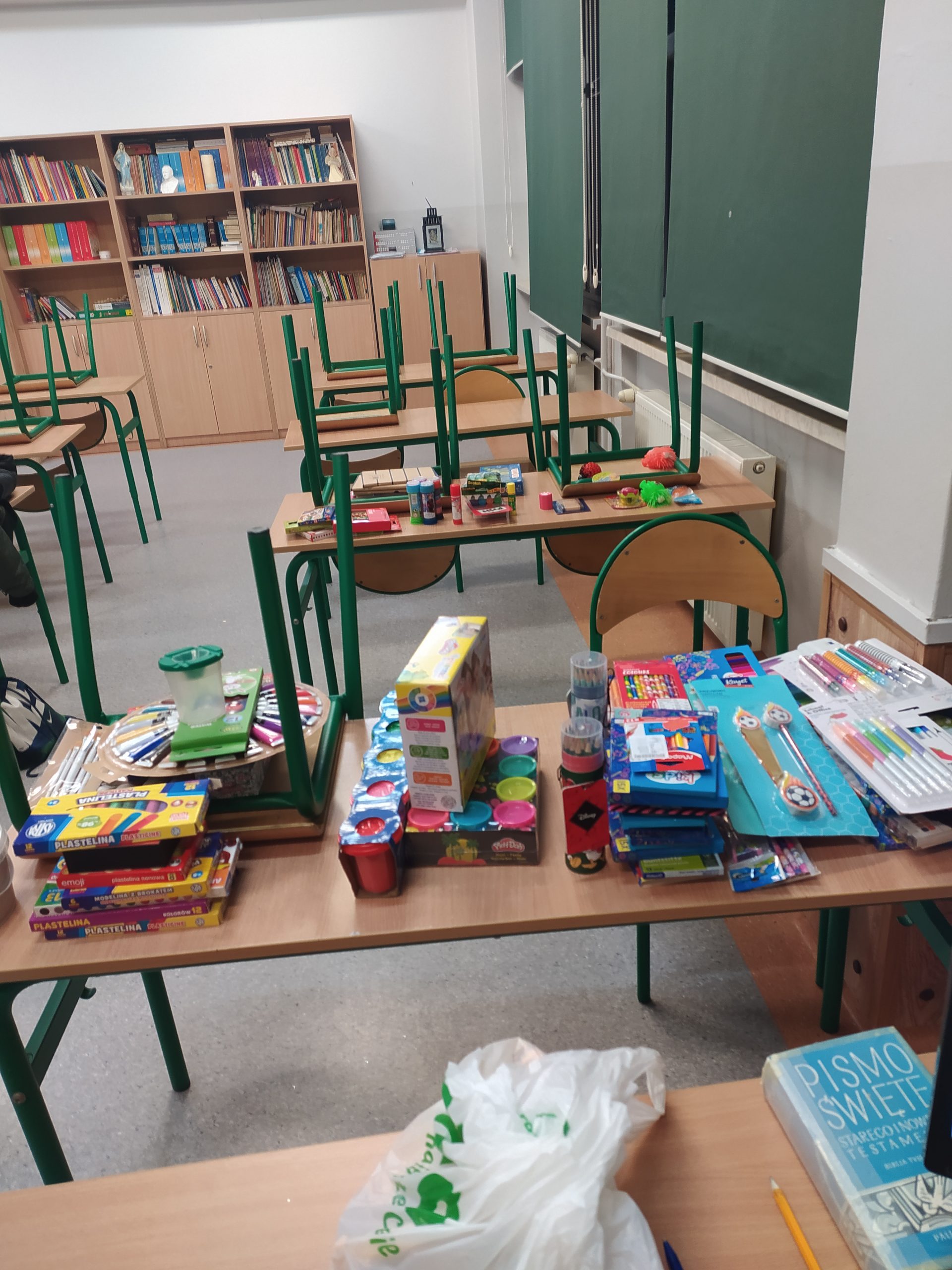 Zbiórka Koła Wolontariatu.