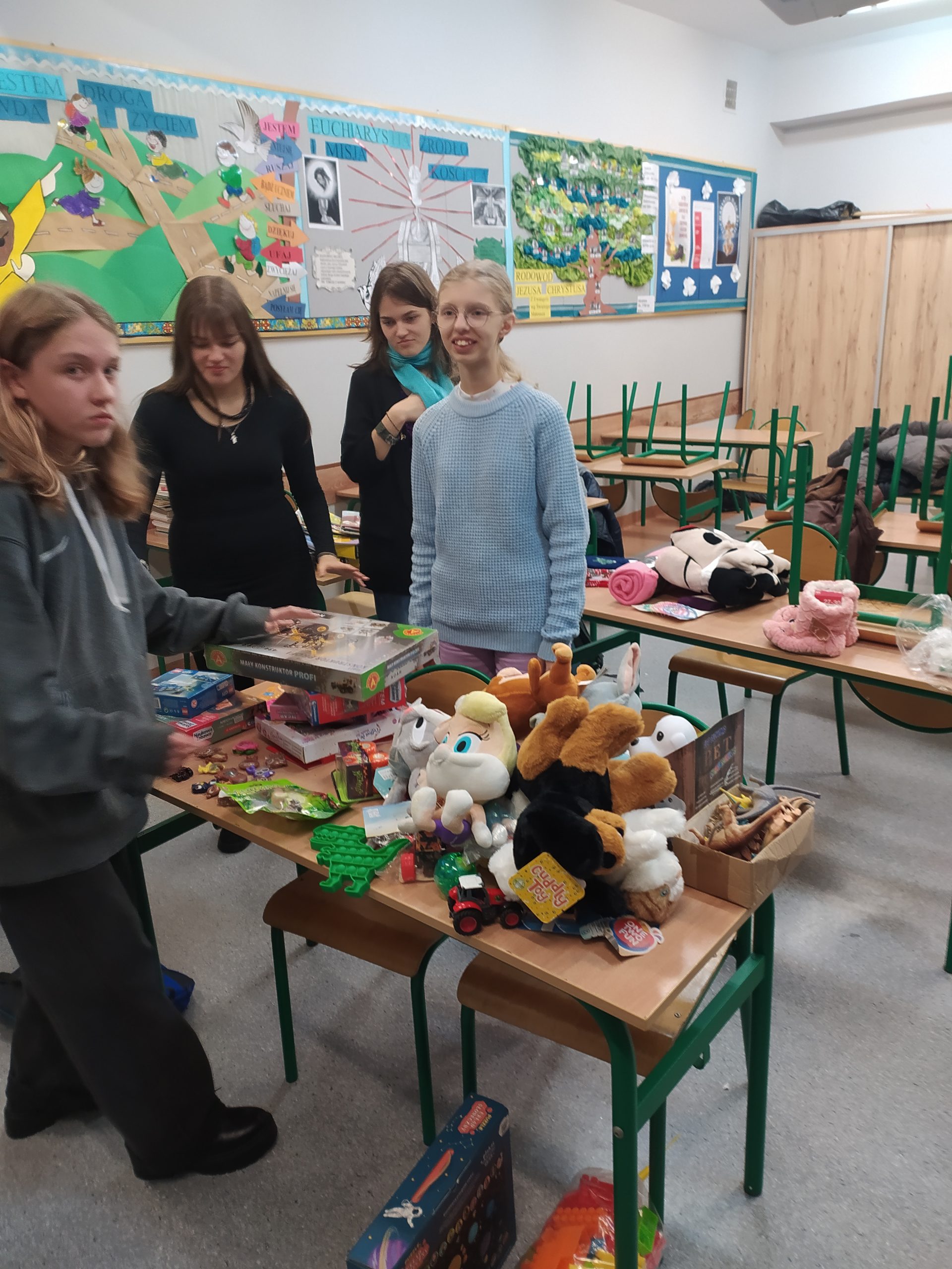 Zbiórka Koła Wolontariatu.