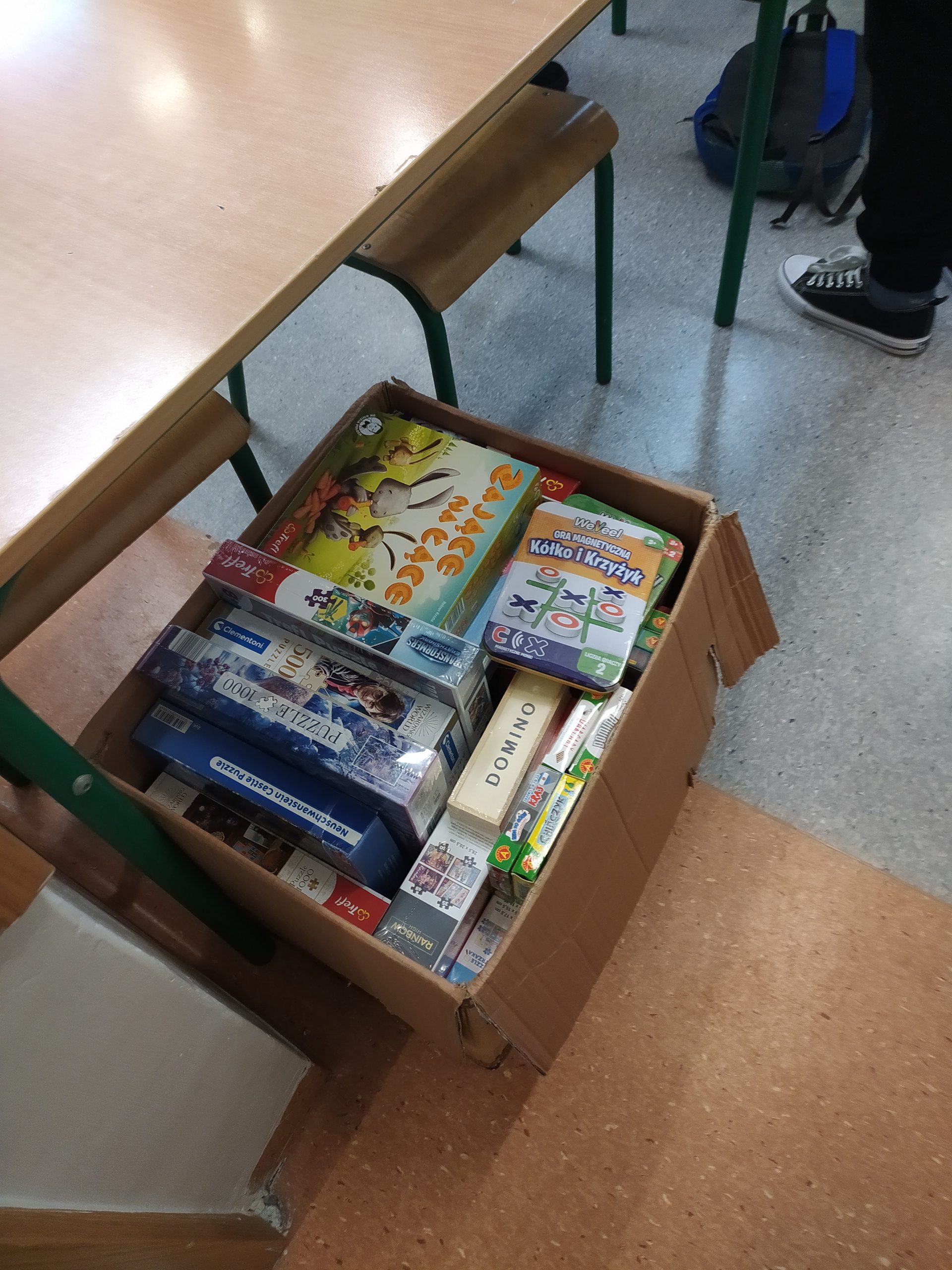 Zbiórka Koła Wolontariatu.