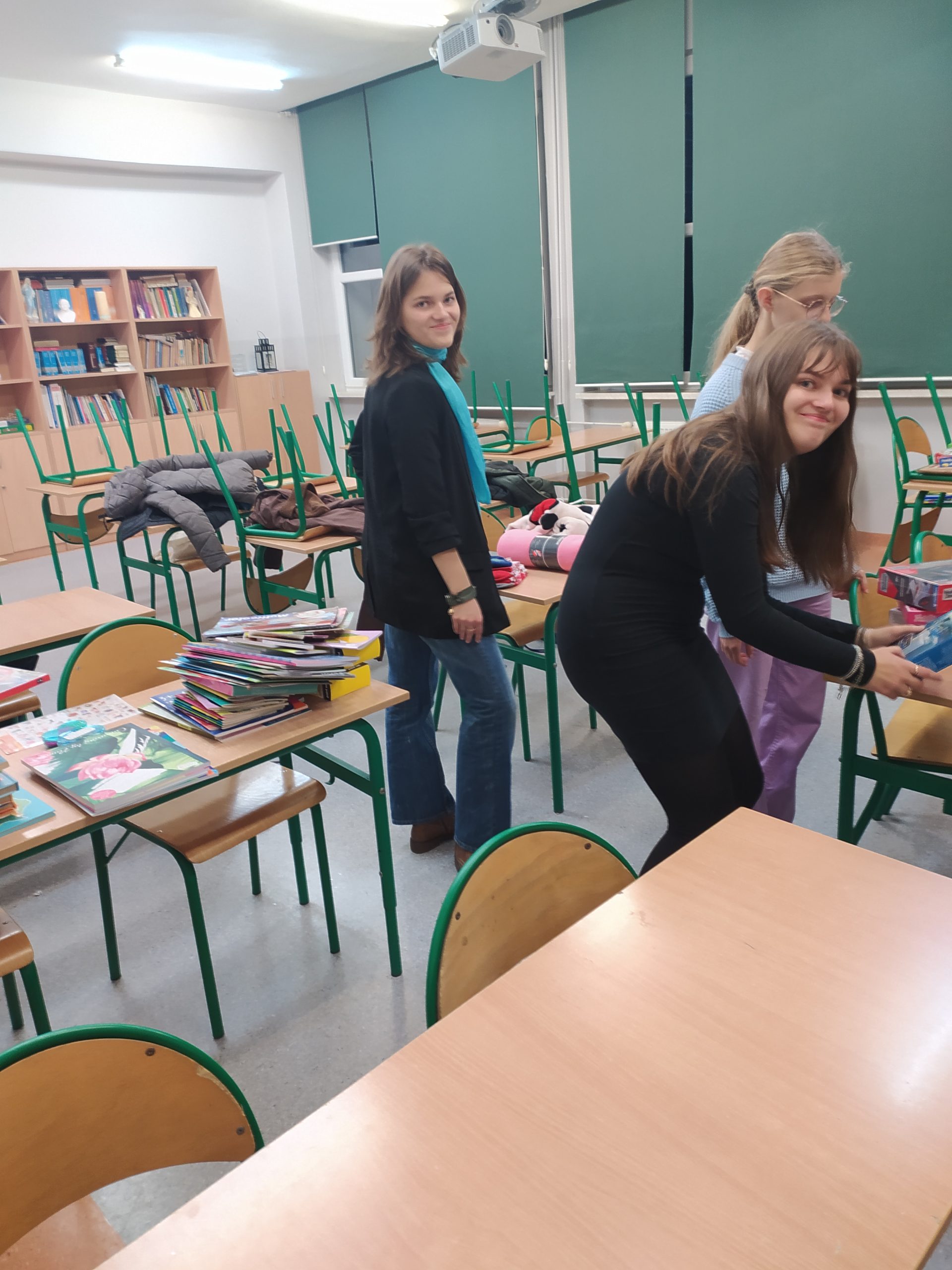 Zbiórka Koła Wolontariatu.