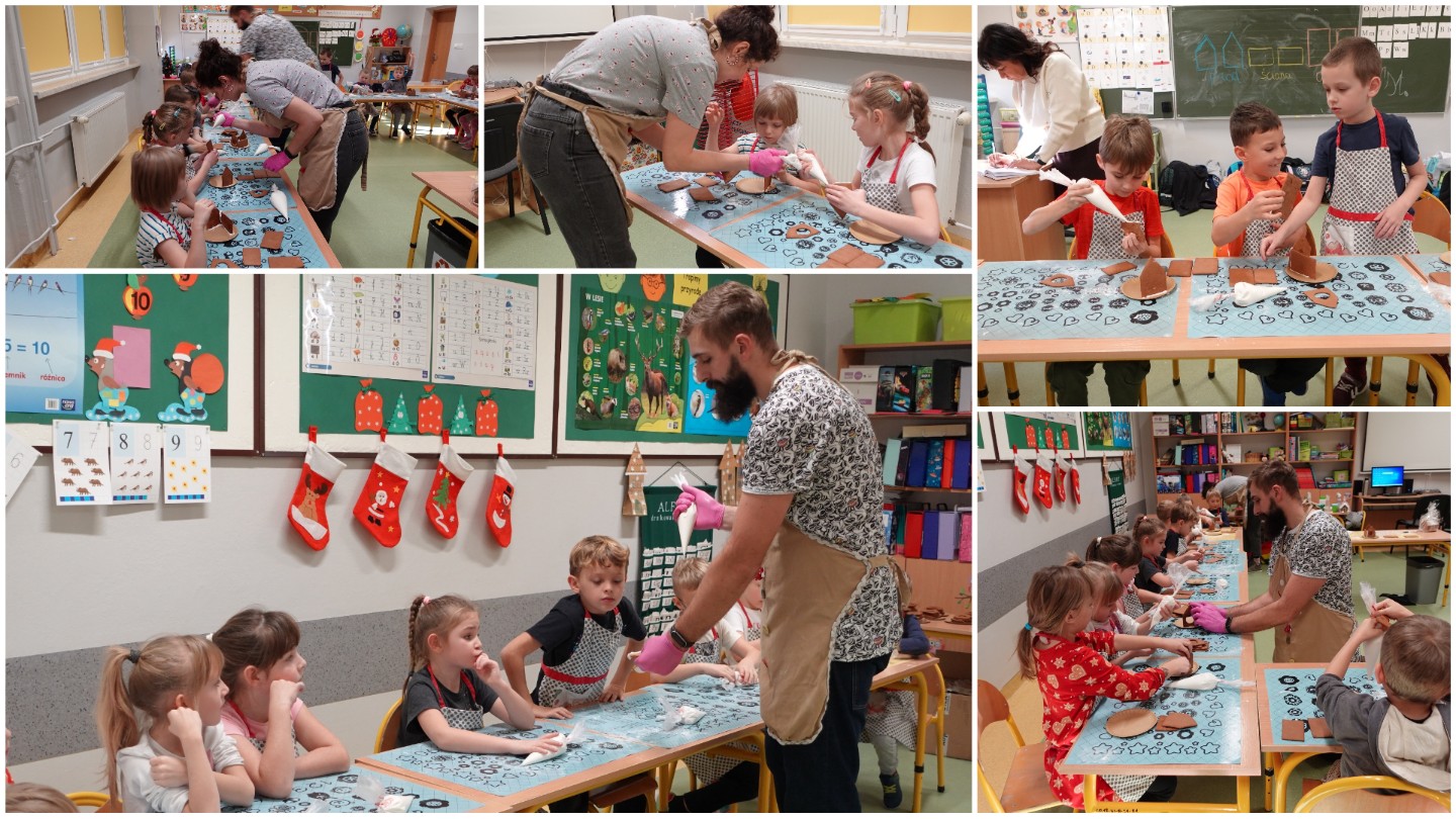 Uczniowie i uczennice w czasie zajęć.