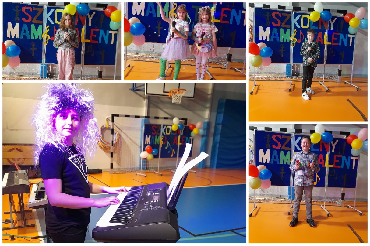  Uczestniczki i uczestnicy Szkolnego Konkursu "Mam Talent".