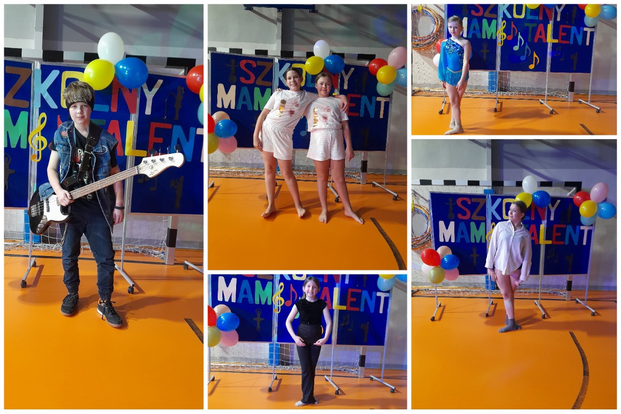  Uczestniczki i uczestnicy Szkolnego Konkursu "Mam Talent".