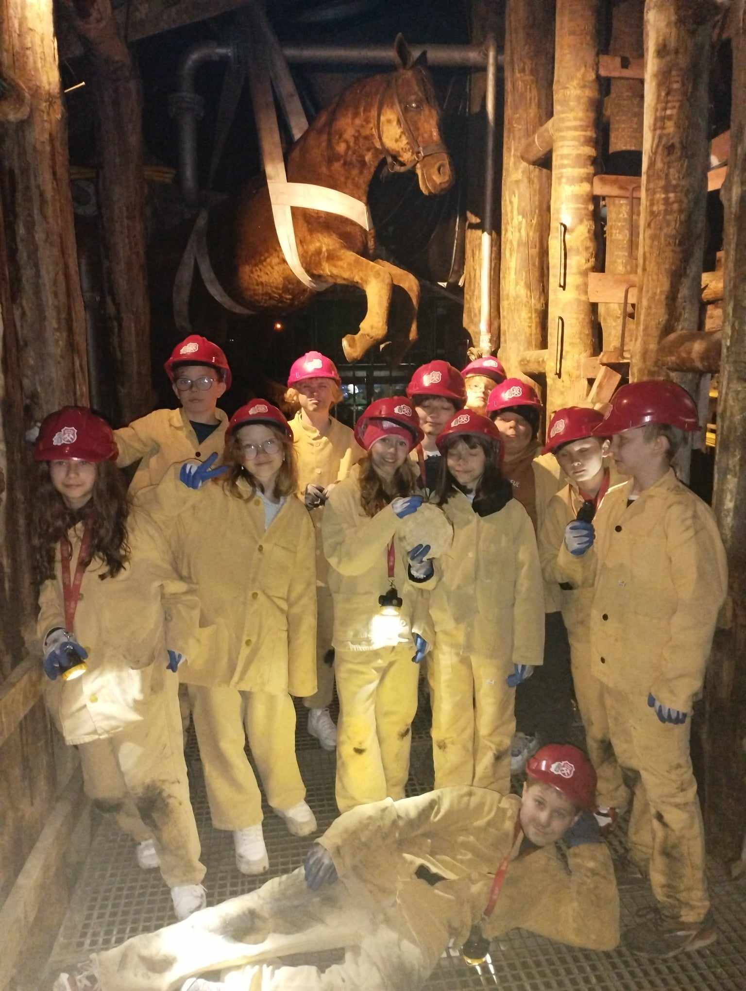 Wycieczka klas czwartych do „Sztolni Królowej Luizy” w Zabrzu.