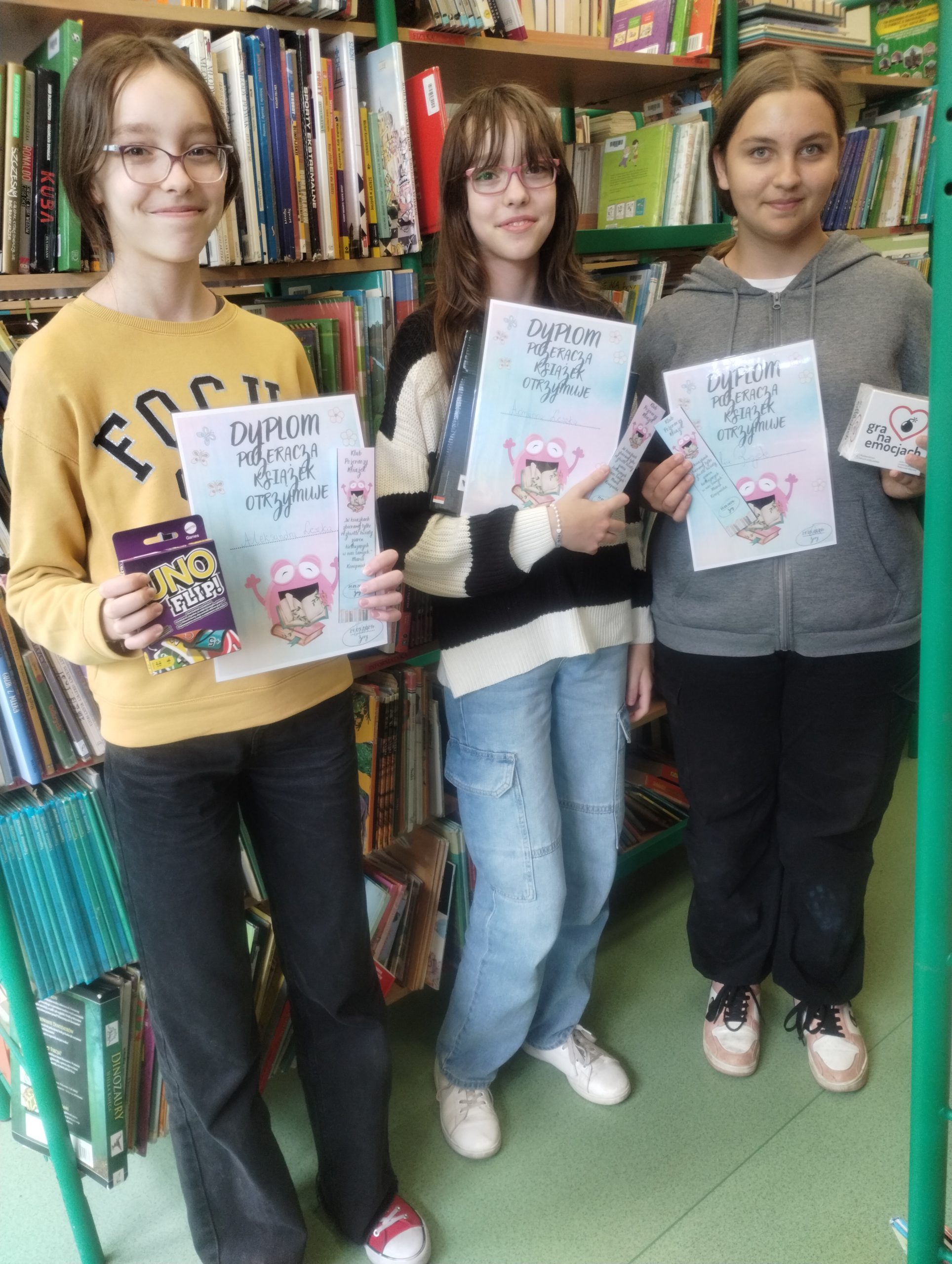 Uczestnicy Kluby Pożeraczy Książek