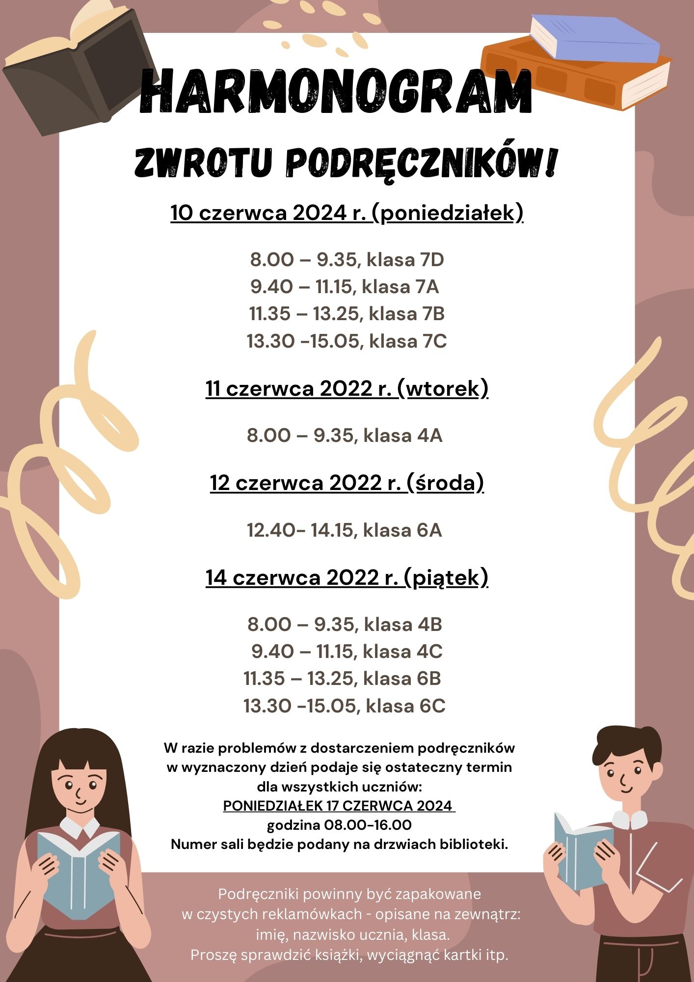 grafika zwrot podreczników