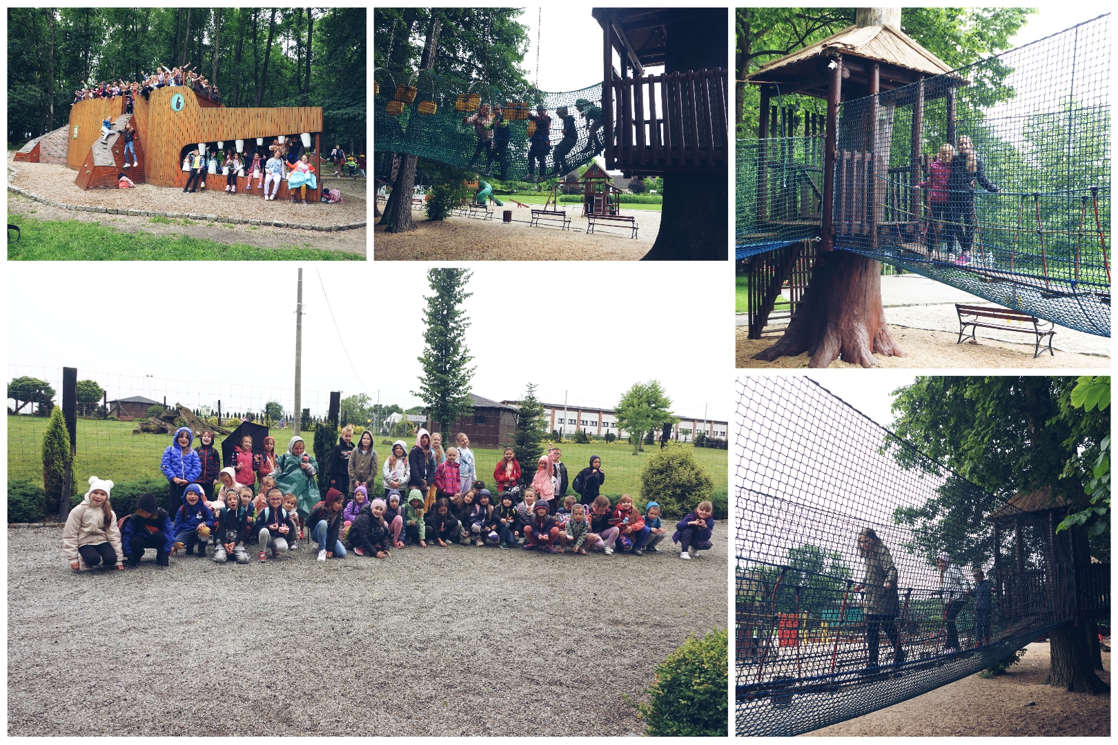 Wychowankowie świetlicy podczas wycieczki.